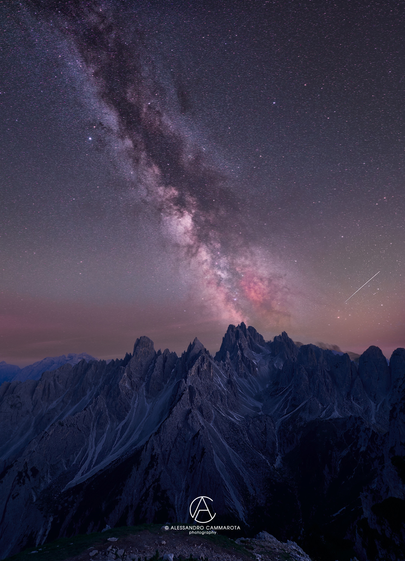 The cadini of Misurina and the Milky Way