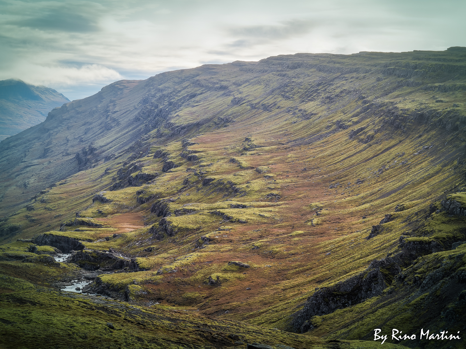 Texture of an Icelandic landscape