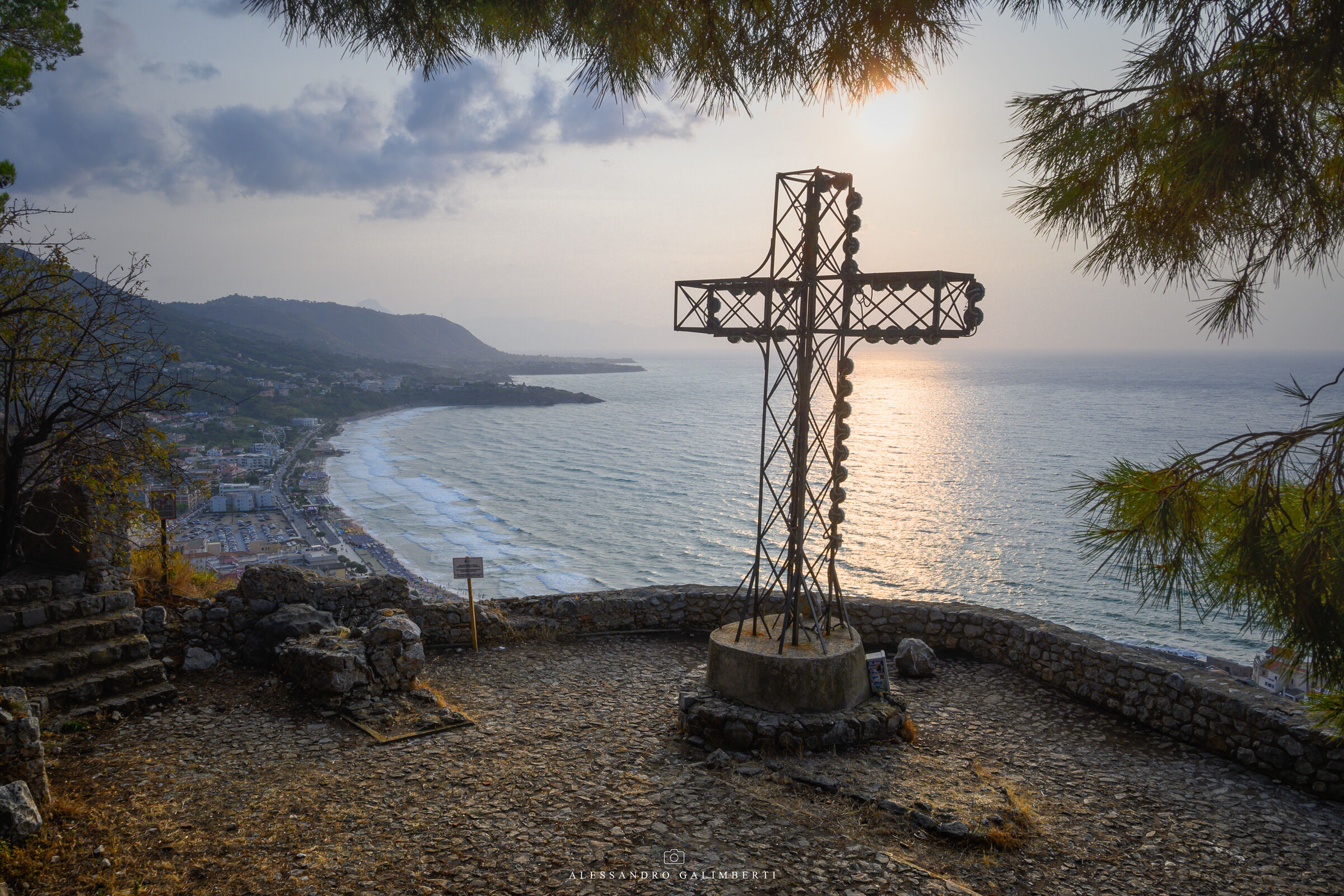 The cross on the Rock - Cefalù