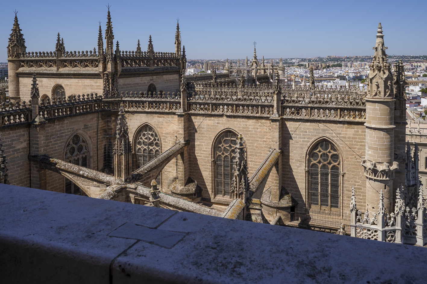 La Cattedrale vista salendo sulla GIralda