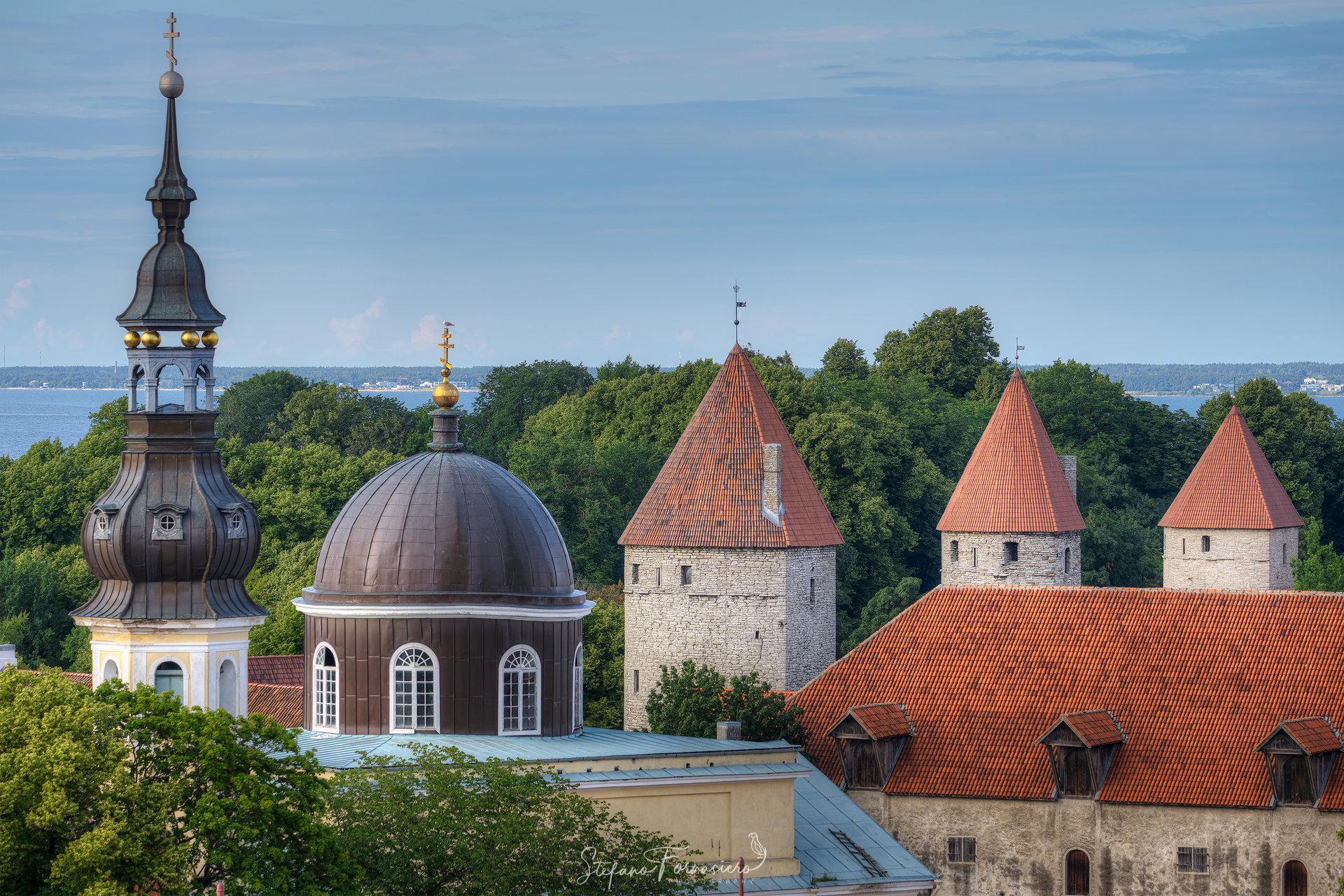 Estonia - Tallinn - Bastions from Kohtuotsa