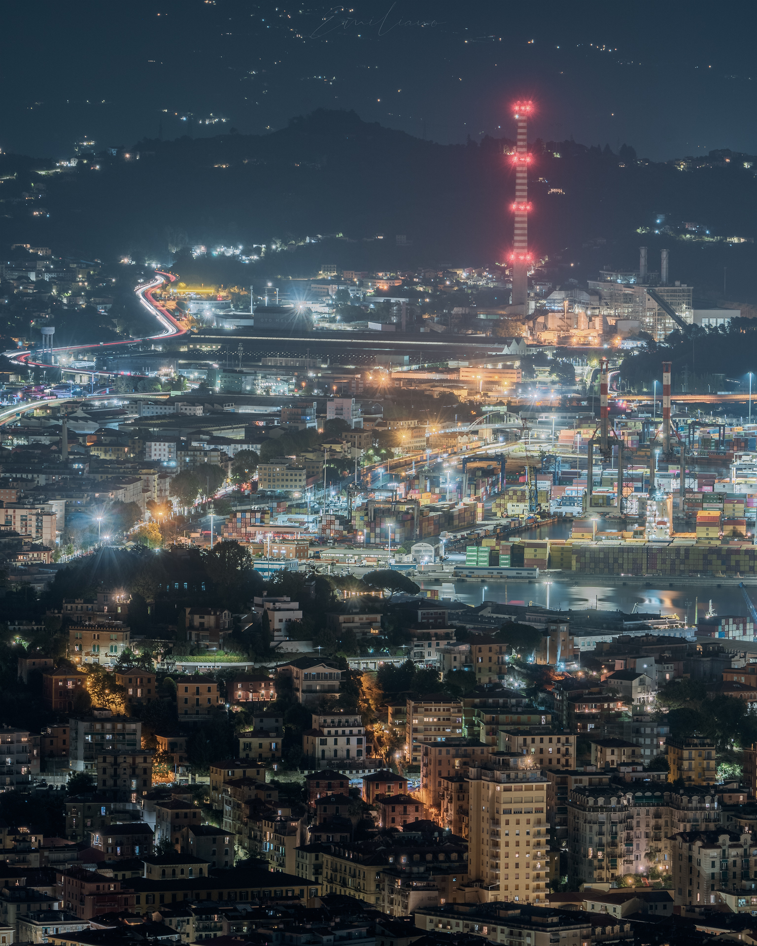 La Spezia Centroo and industrial area