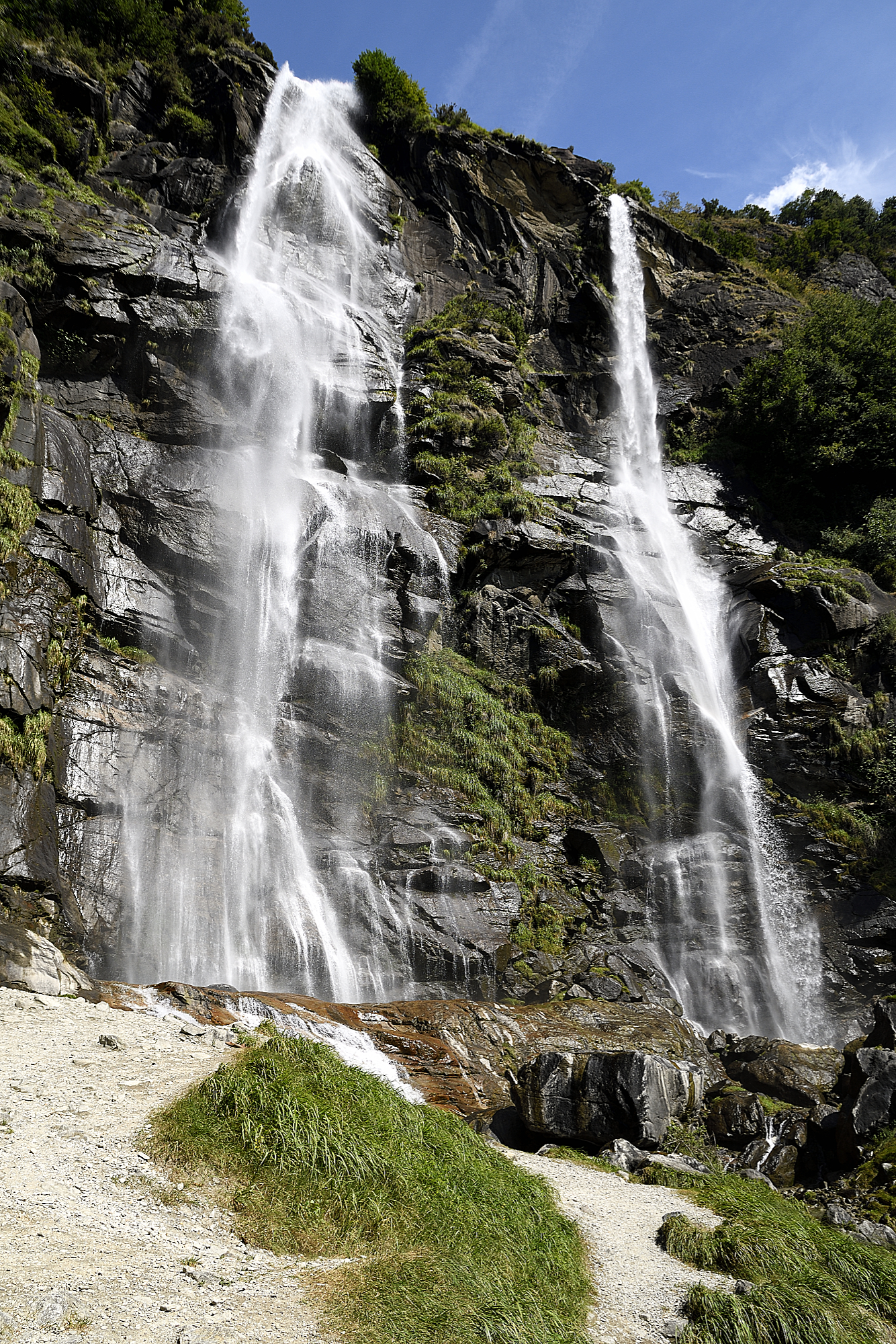 Acquafraggia waterfalls