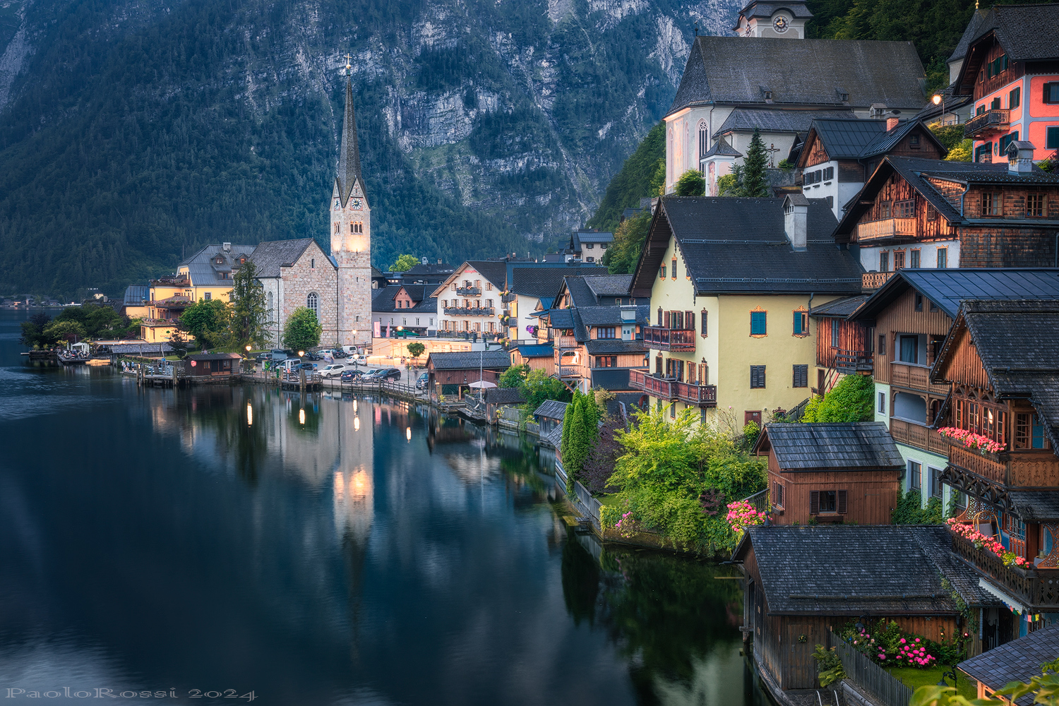 Hallstatt.. now blue