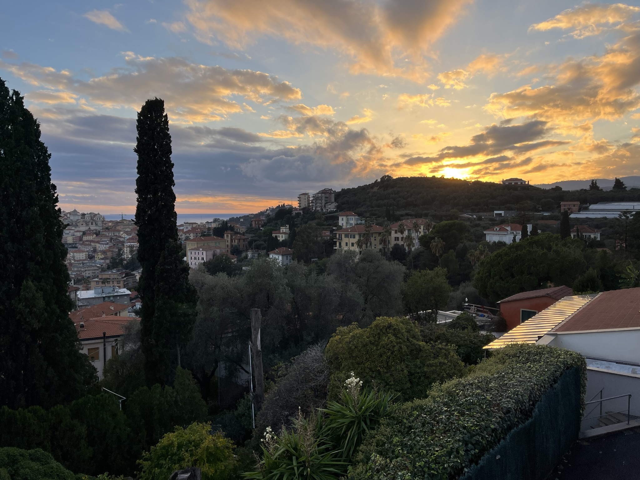 Sunset in Imperia