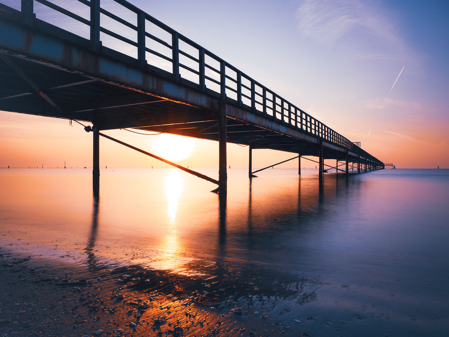 Sunrise on the pier