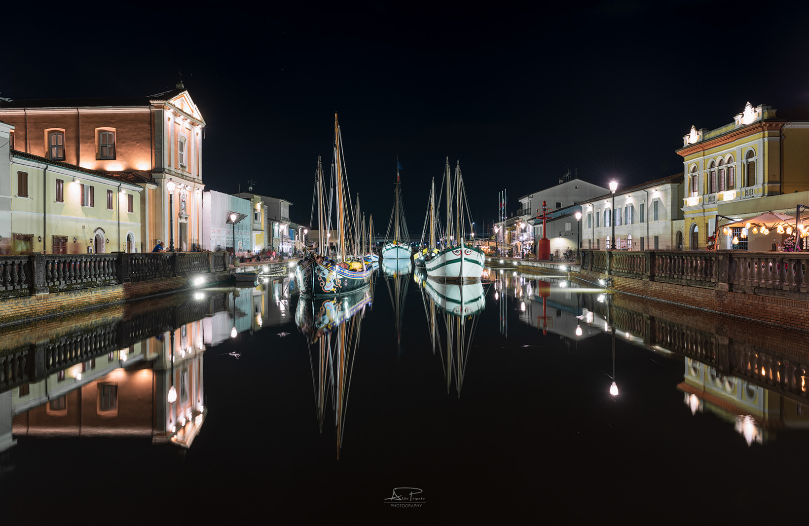 Cesenatico by night