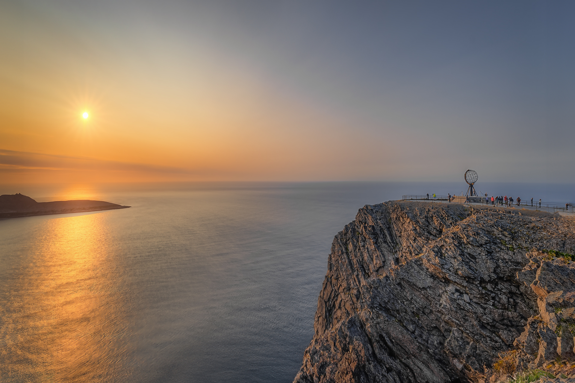 Sunset at the North Cape