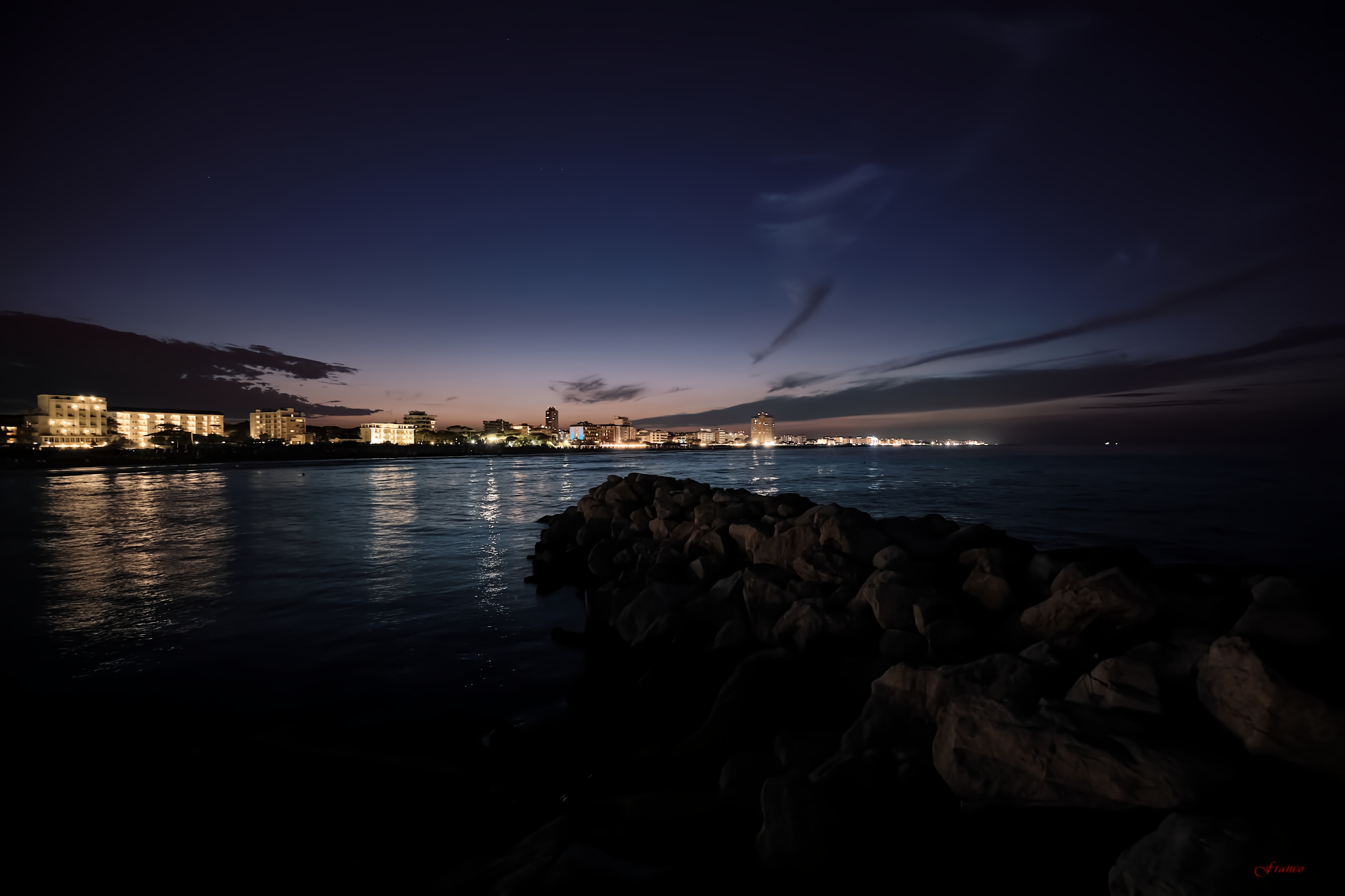 Milano Marittima from the canal port of Cervia #2