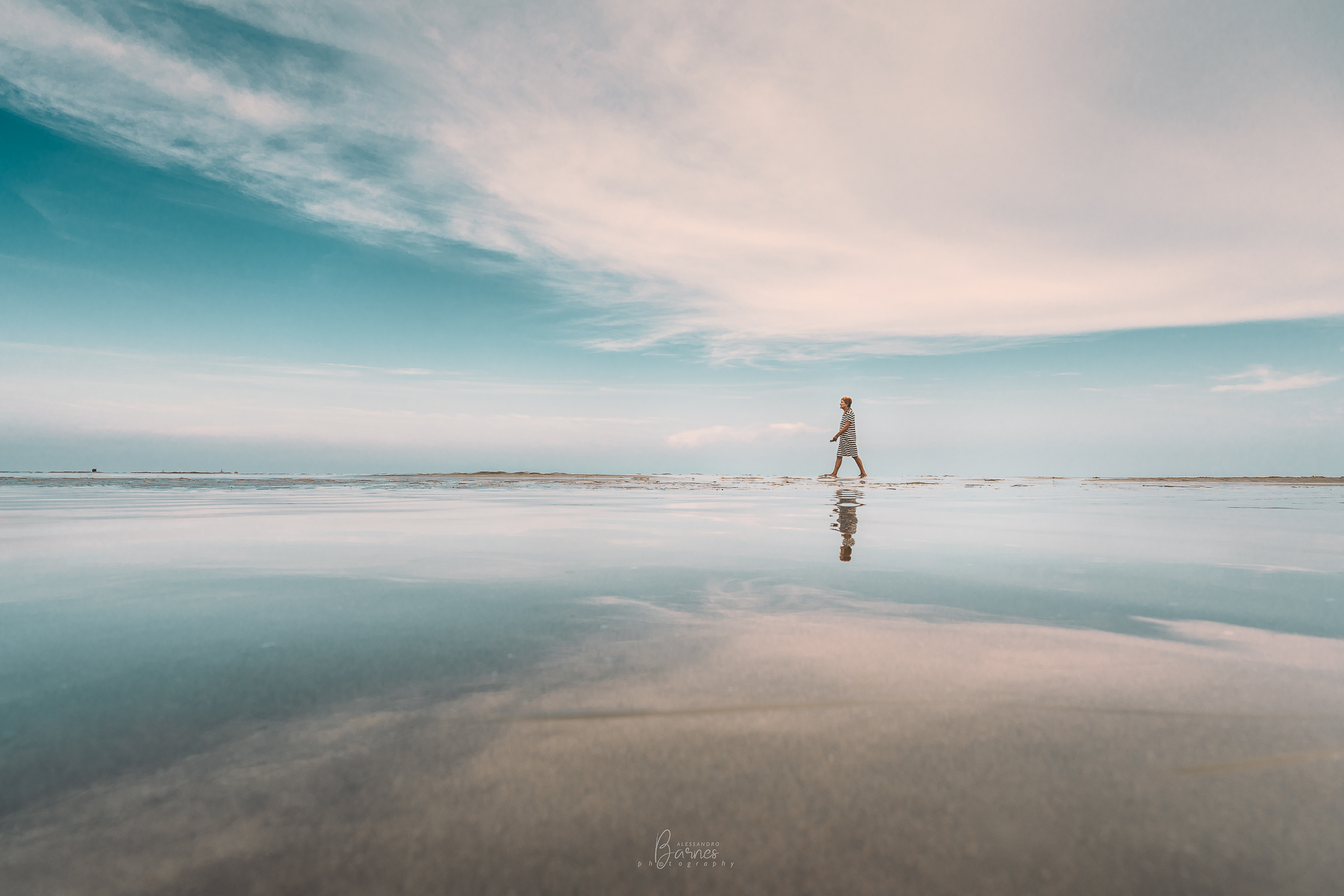 Between sky and sea