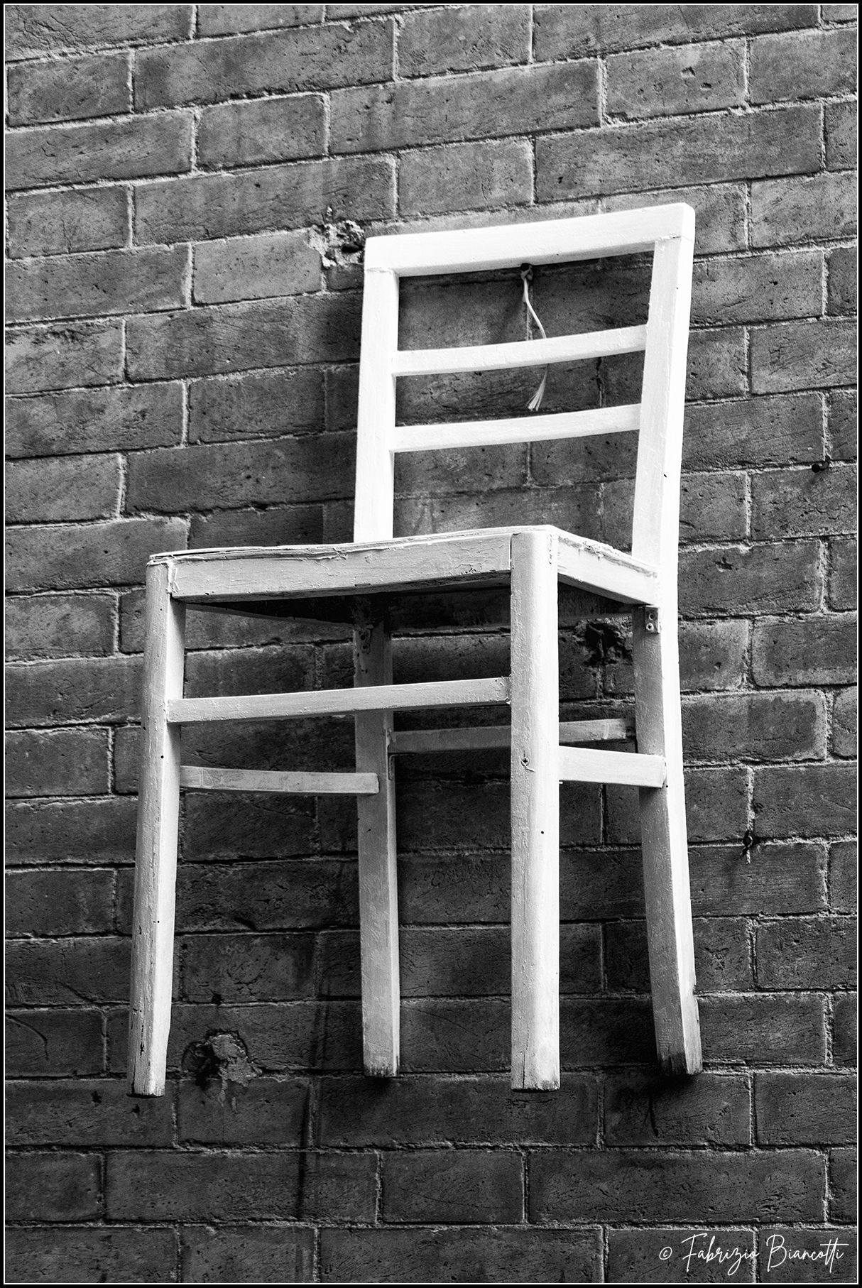 Chair Hanging On Wall