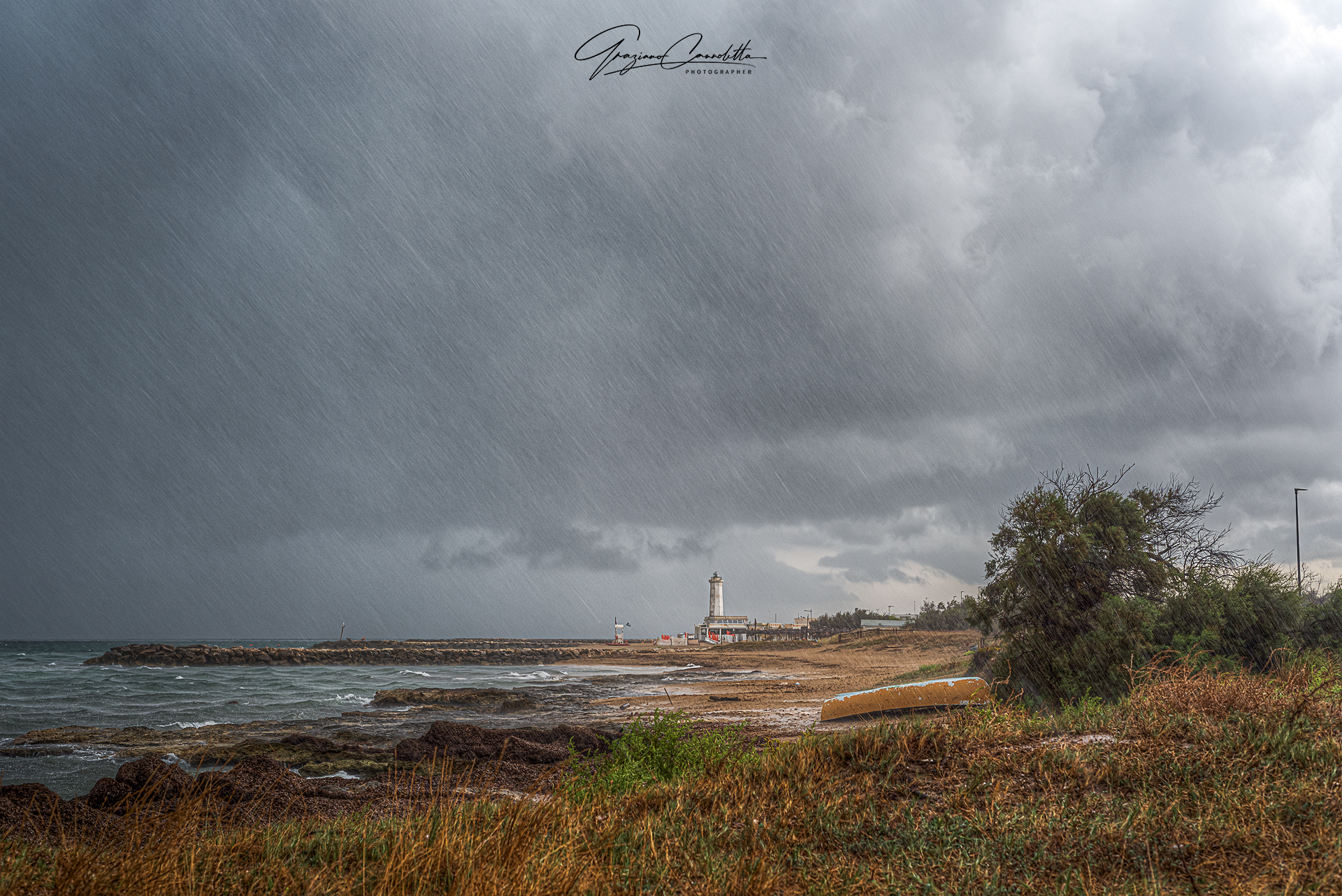 San Cataldo in the rain