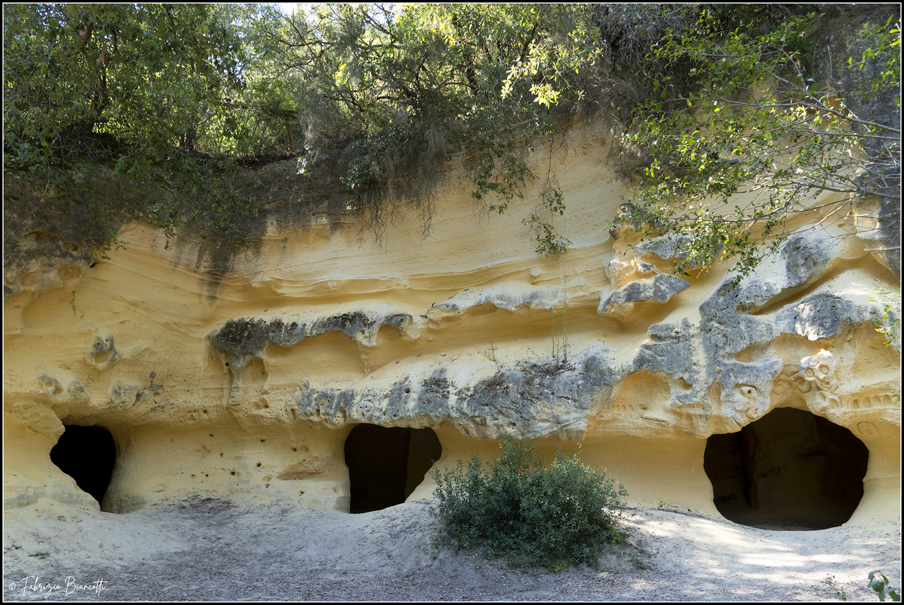 Entrance to the Yellow Caves - Bibbona