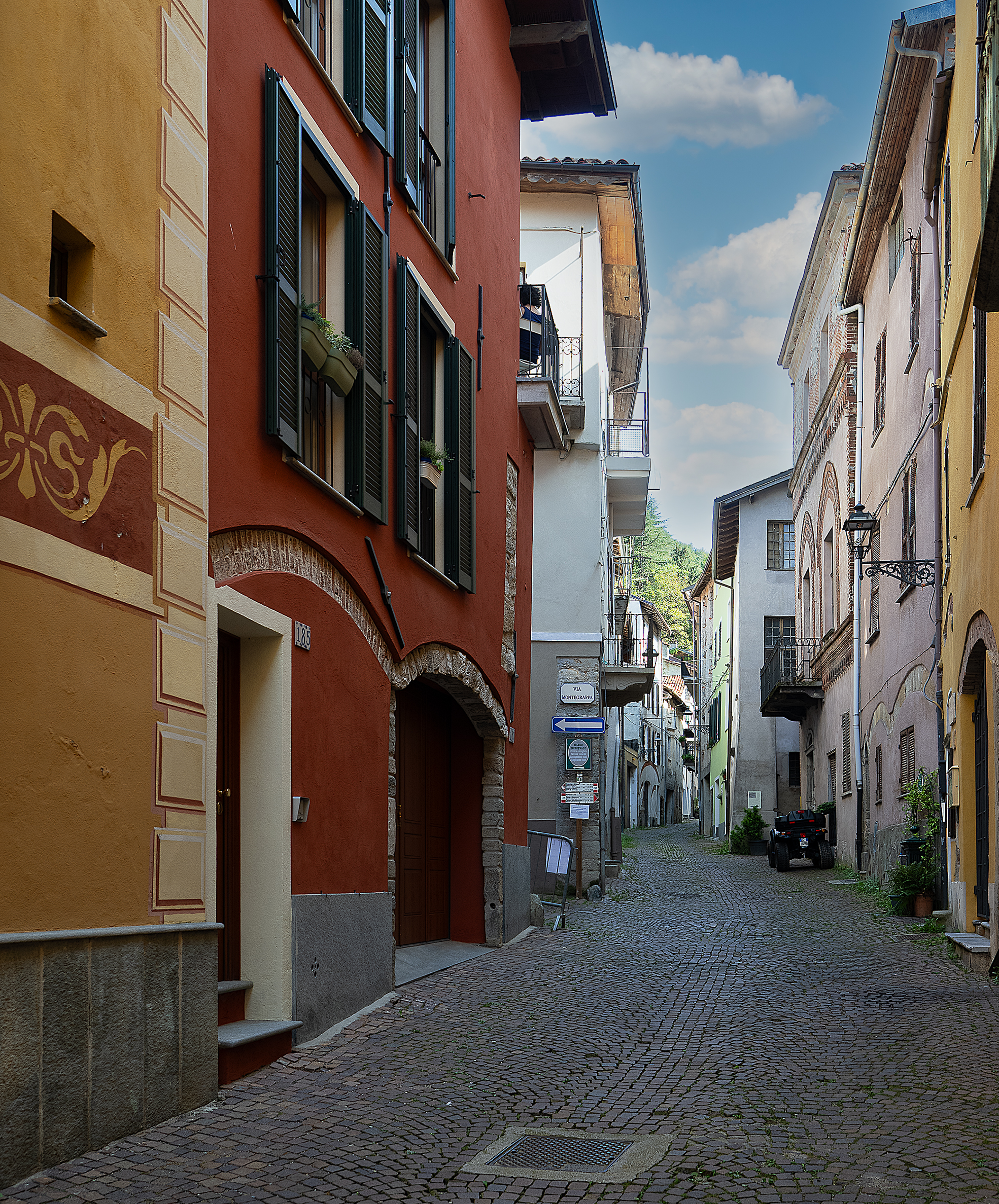 Garessio (Cn) - View of the historic center