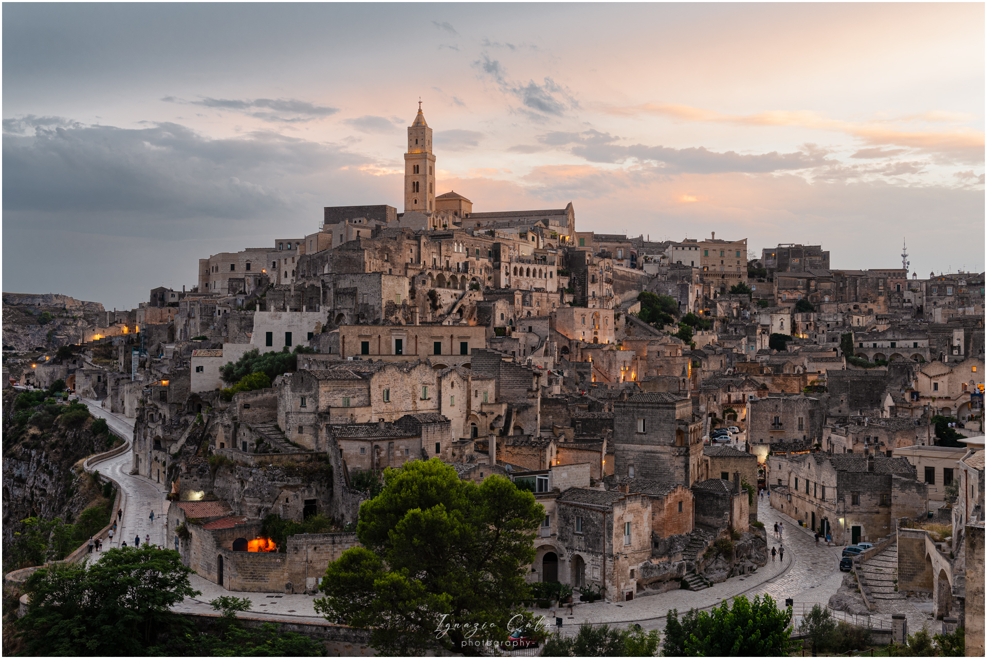 Tramonto a Matera