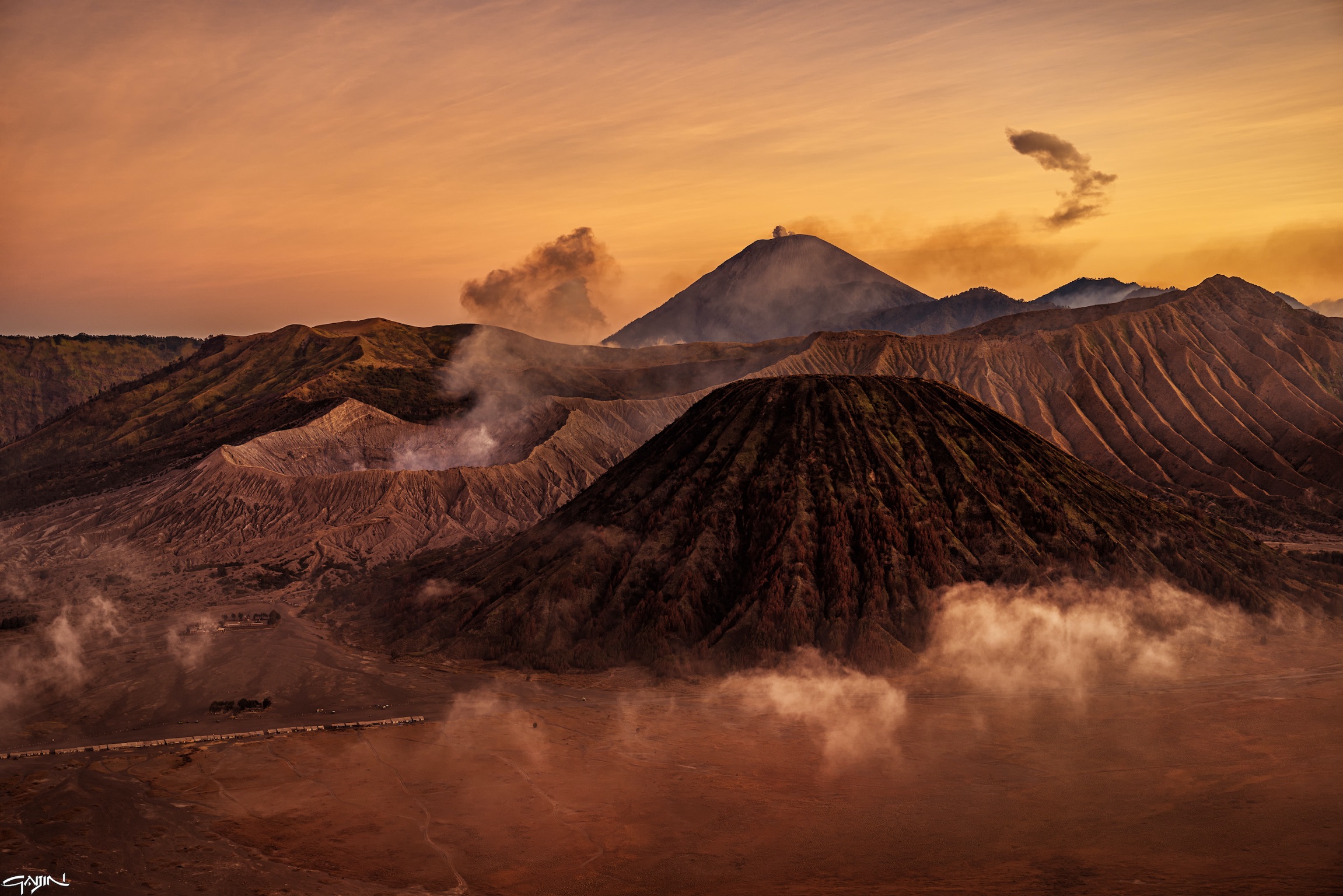 Tramonto primordiale - Vulcano Bromo