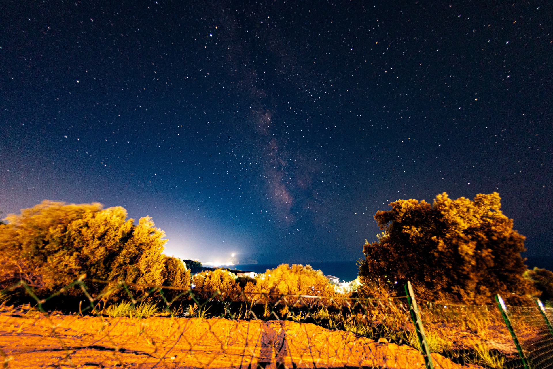 Milky way above Punta Palinuro