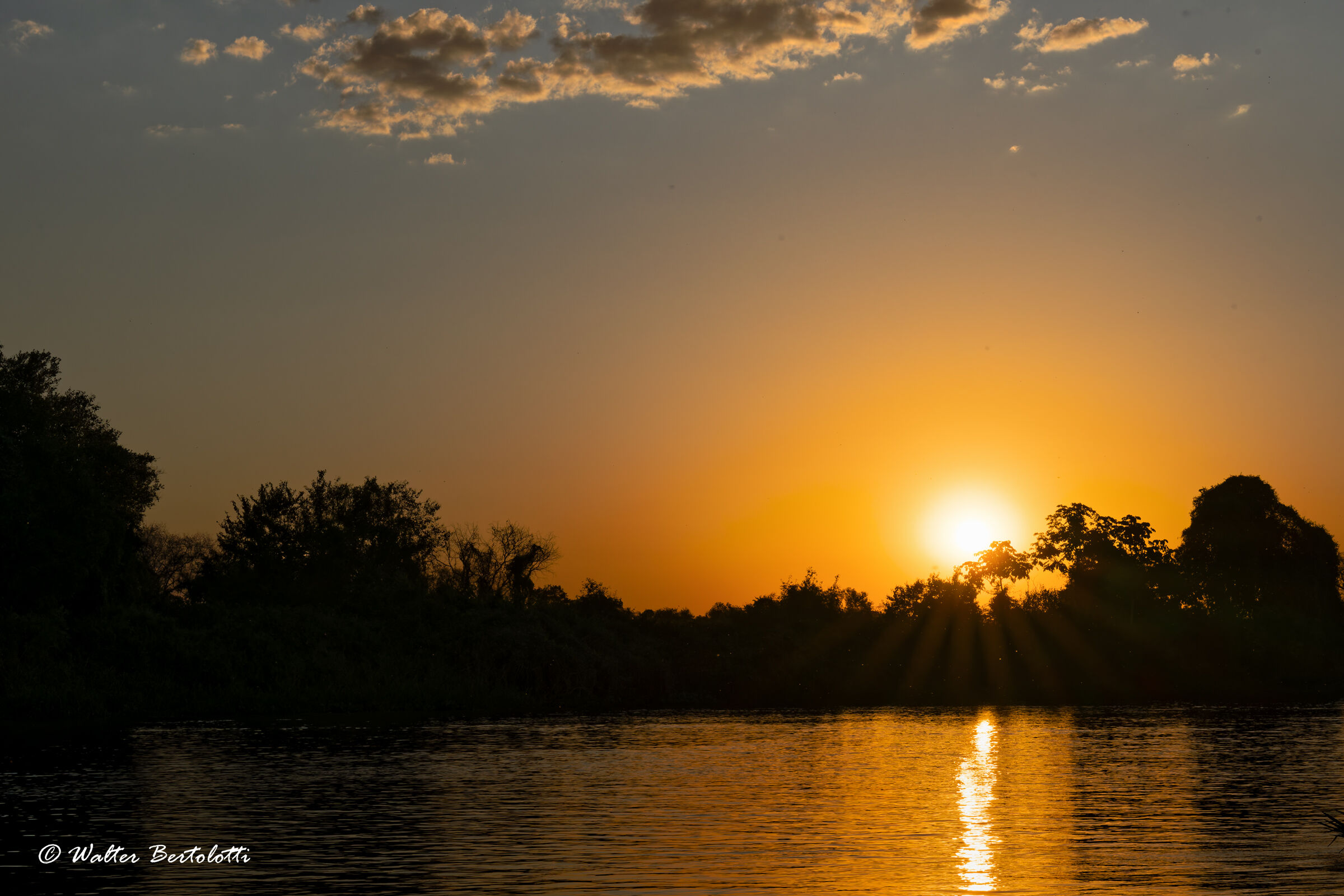 tramonto sul cujabà