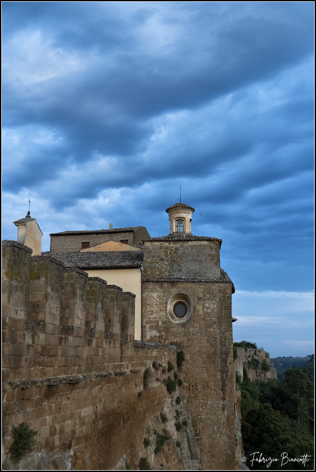 The sky above Orvieto