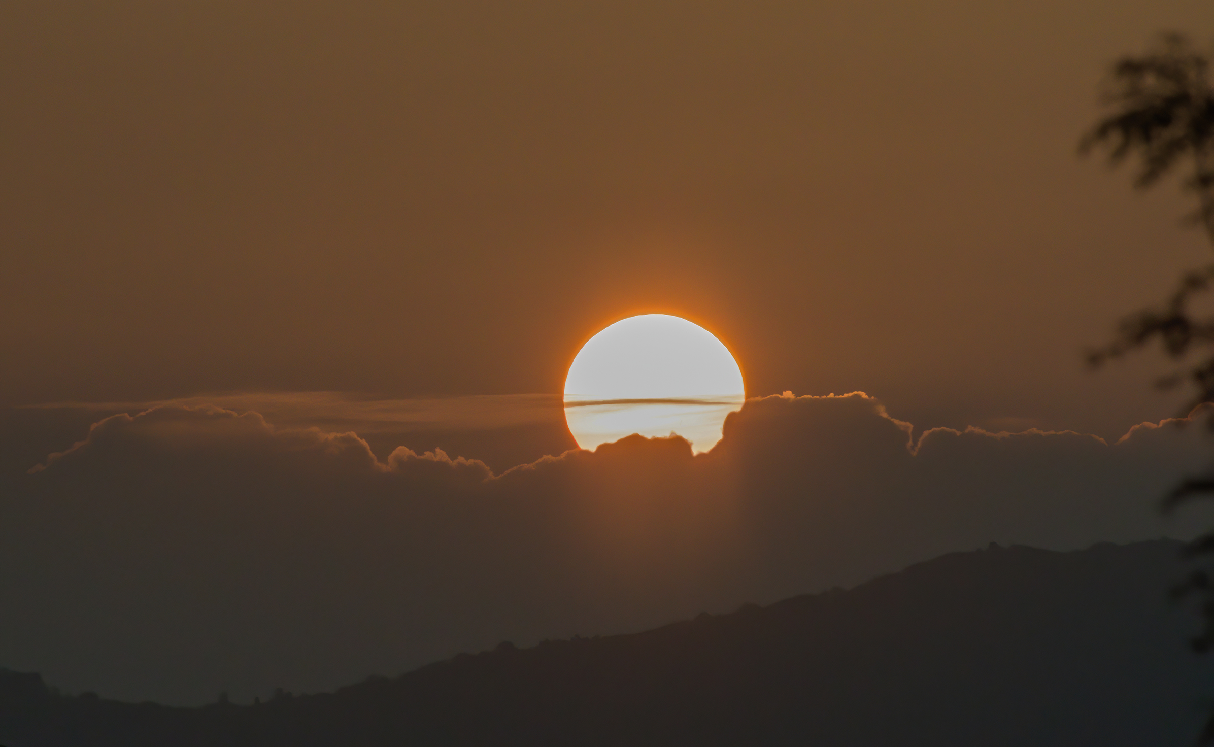 Alba dal balcone di casa...