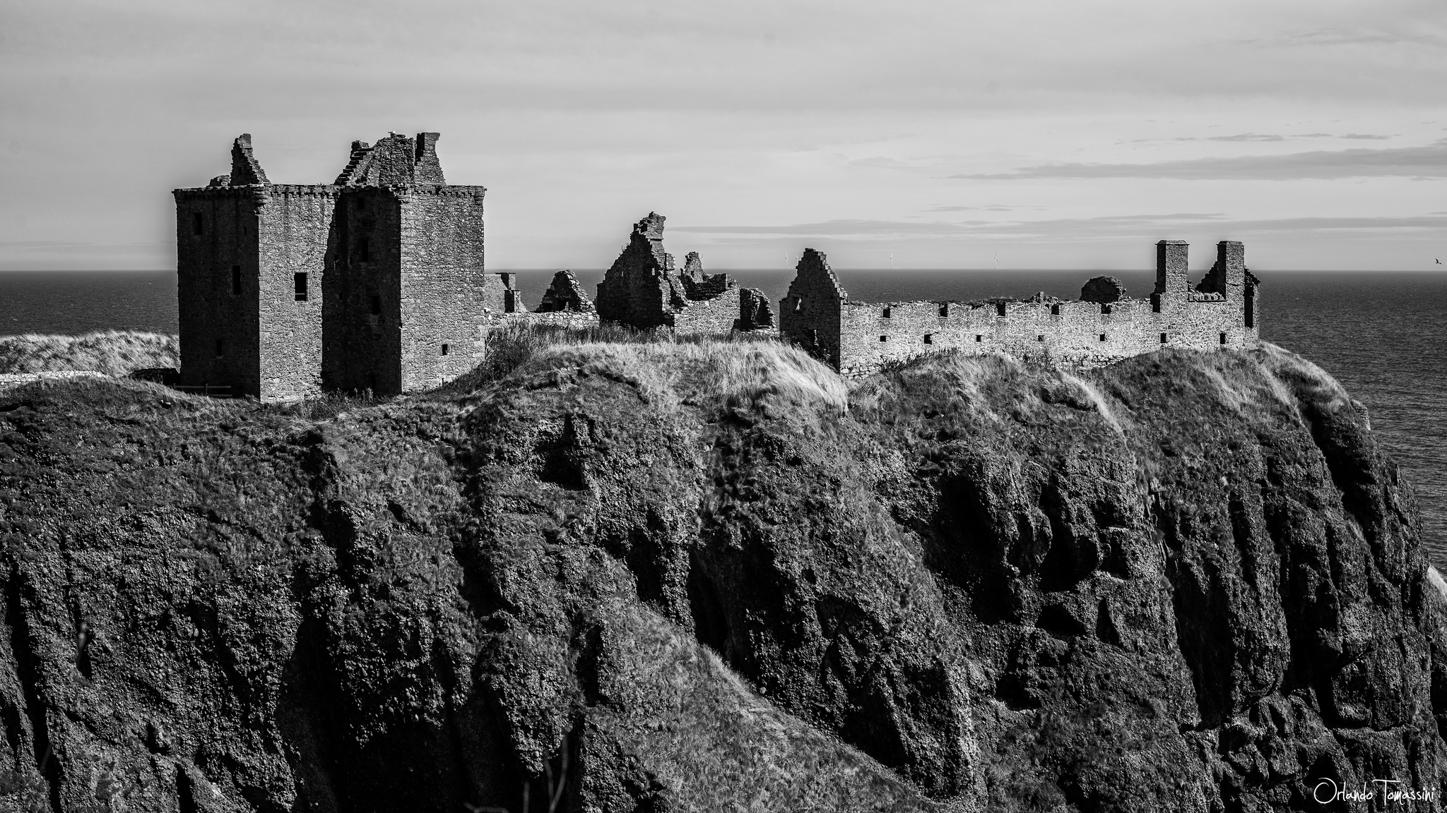 Le rovine sul Mare del Nord