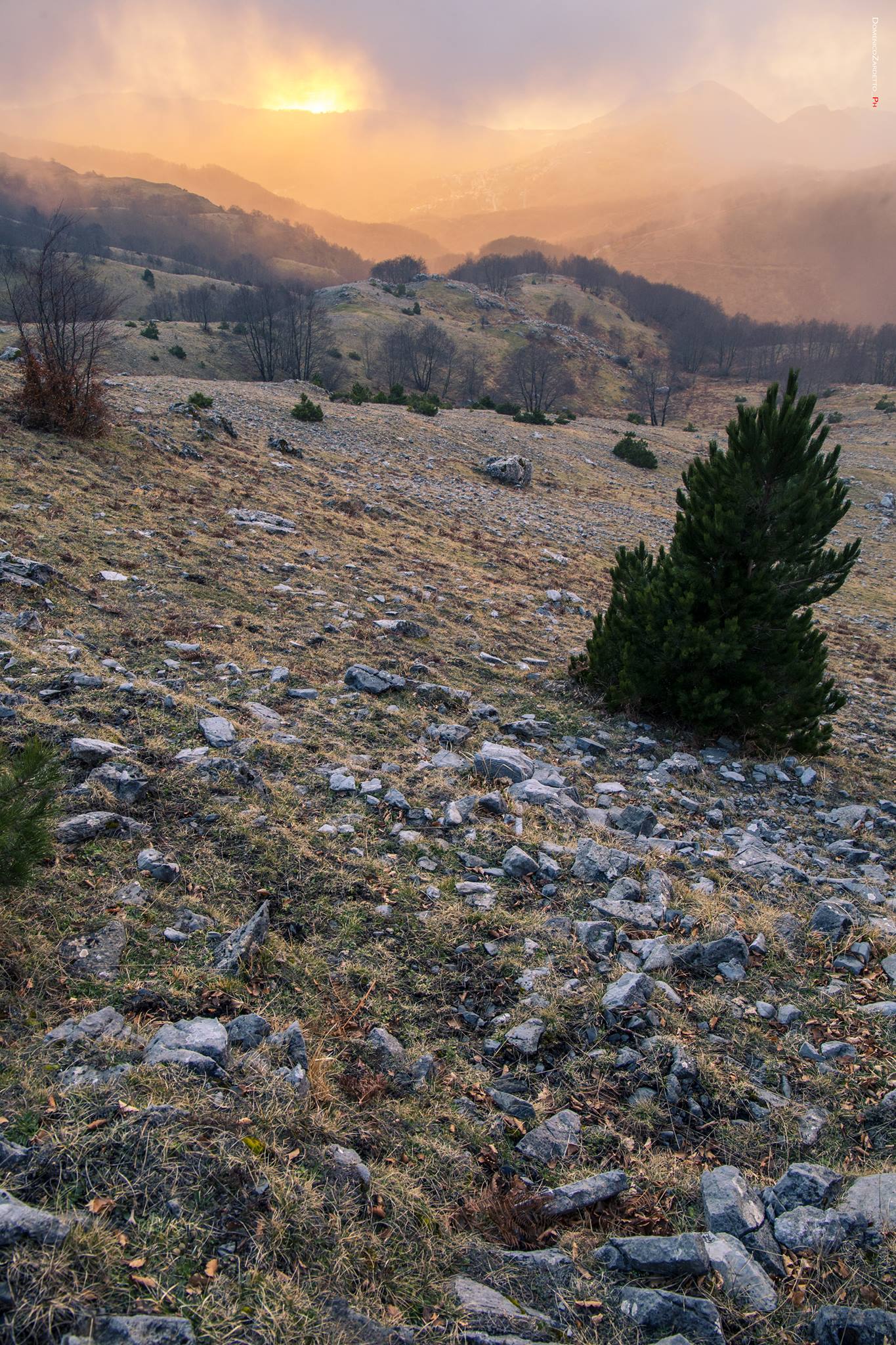 Monte Cocuzzo, Tyrrhenian side