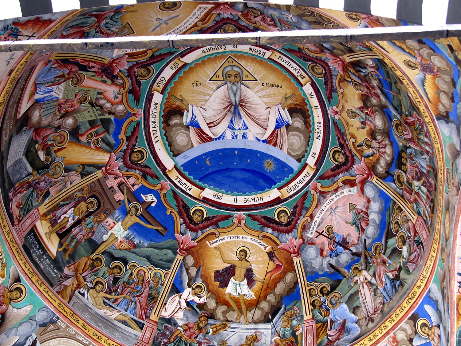 Soffitto, Monastero di Rila Bulgaria