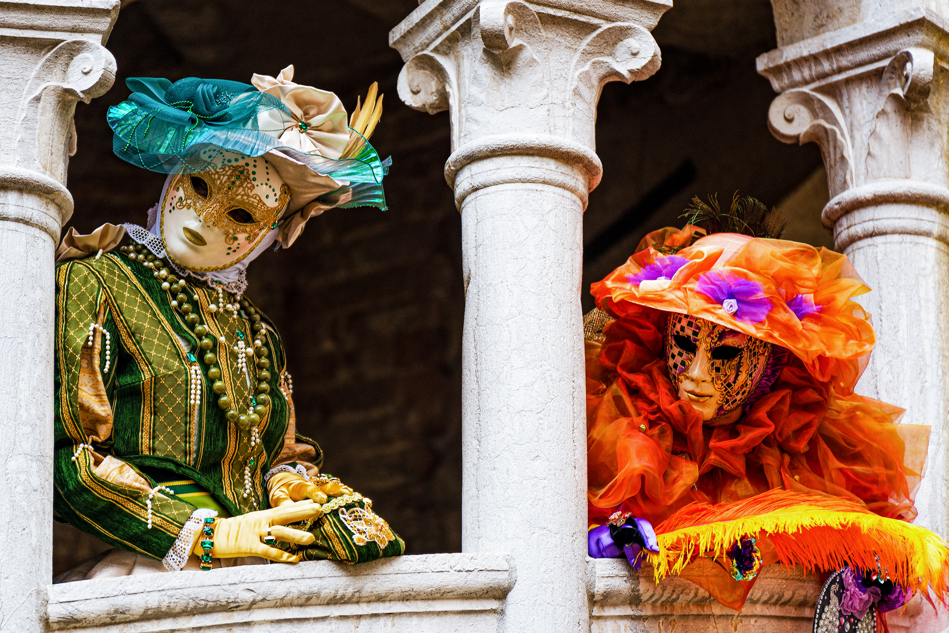 Carnevale sulla Scala Contarini del Bovolo