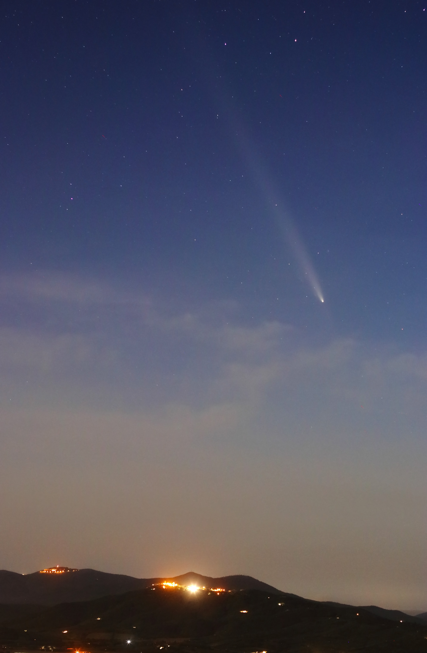 Cometa c/2023 A3 Tsuchinshan-Atlas