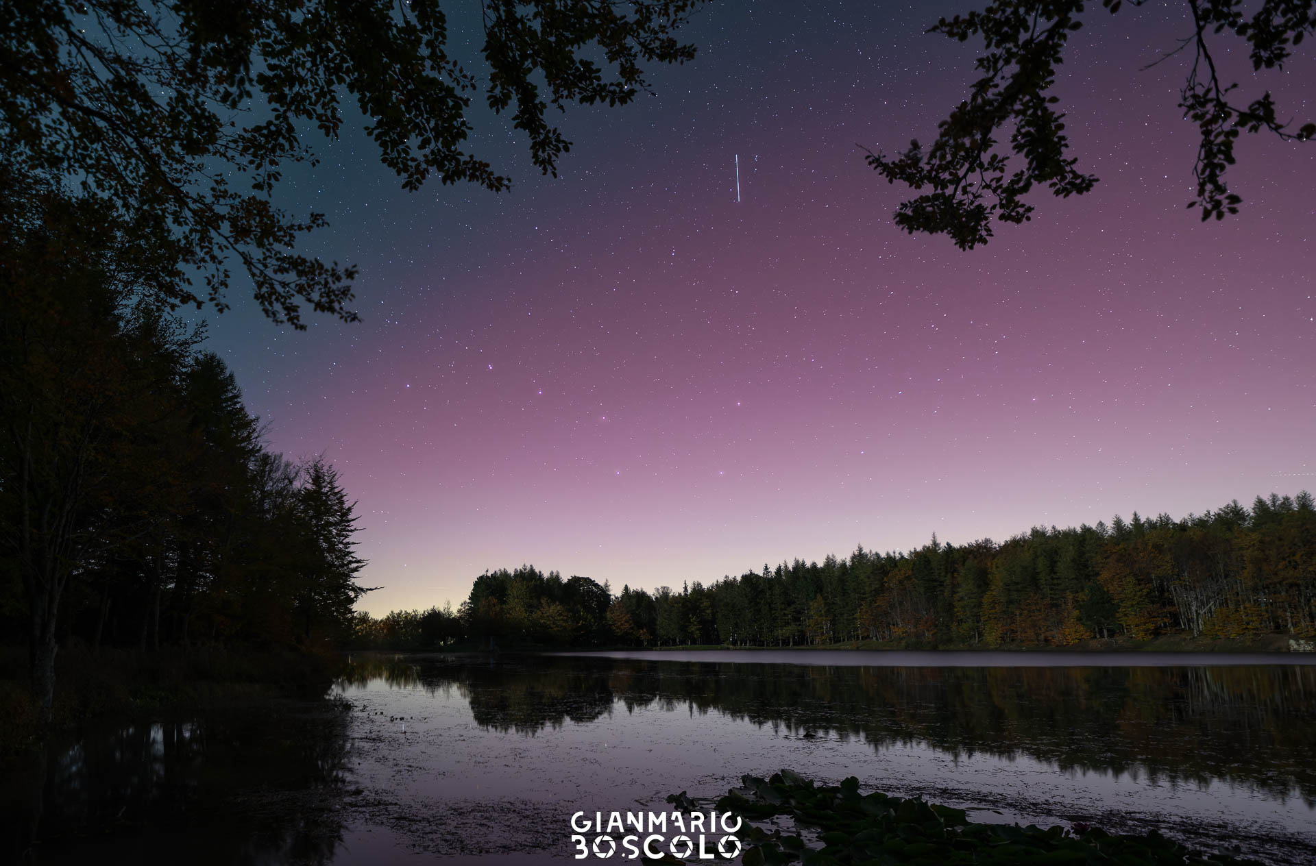 Lago Calamone - Aurora Boreale
