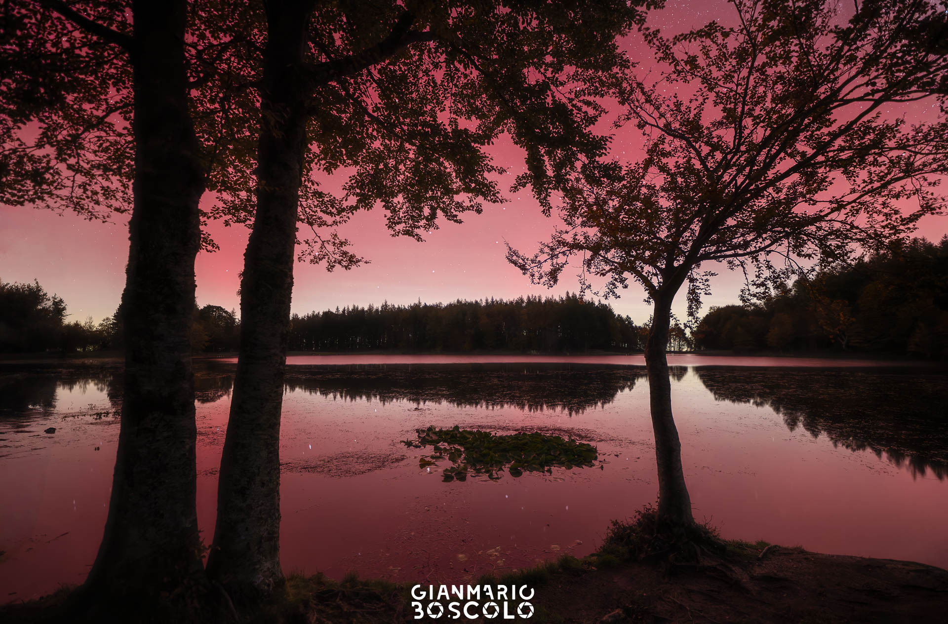 Lago Calamone - Aurora Boreale