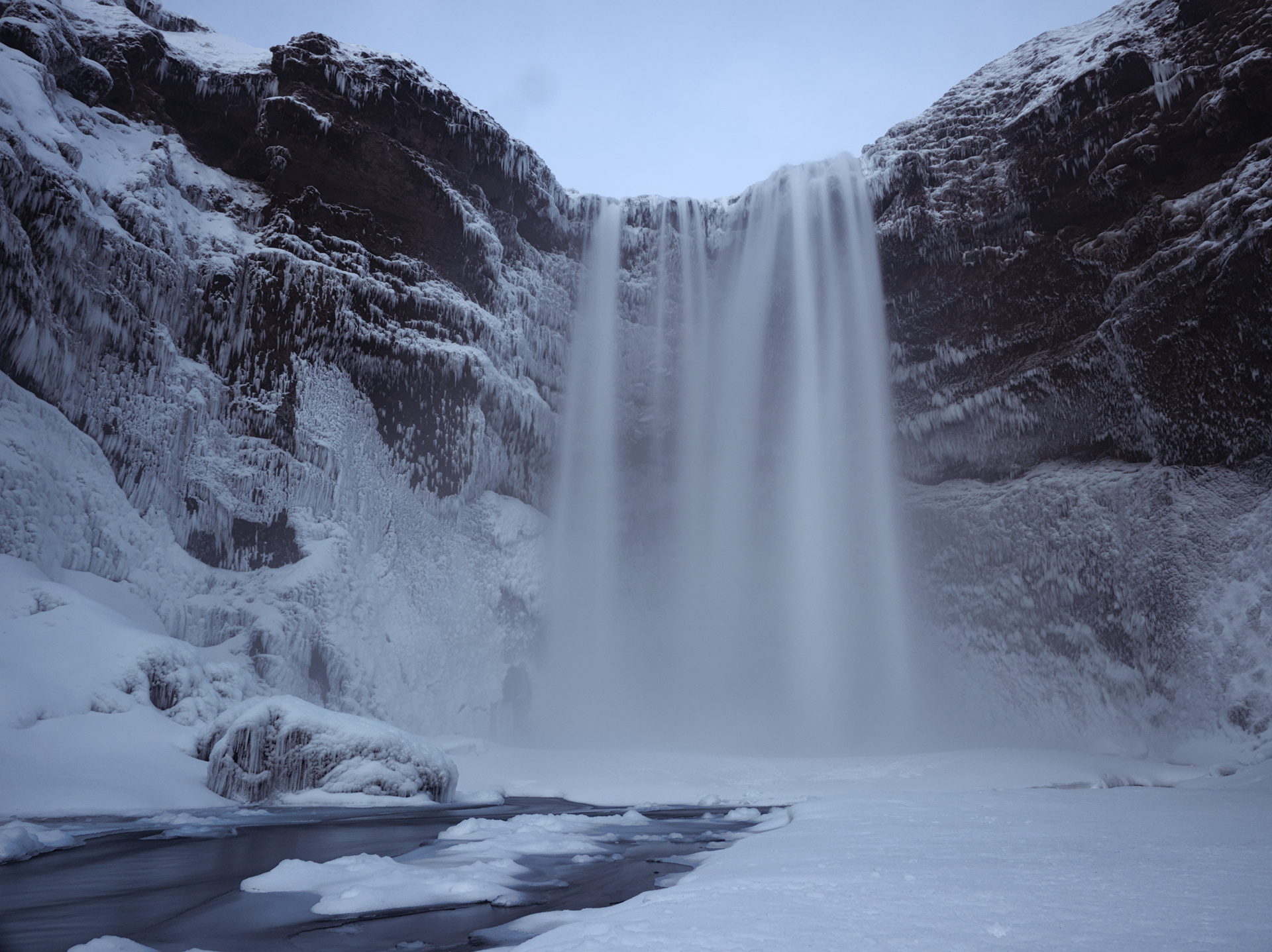 Skógafoss waterfall