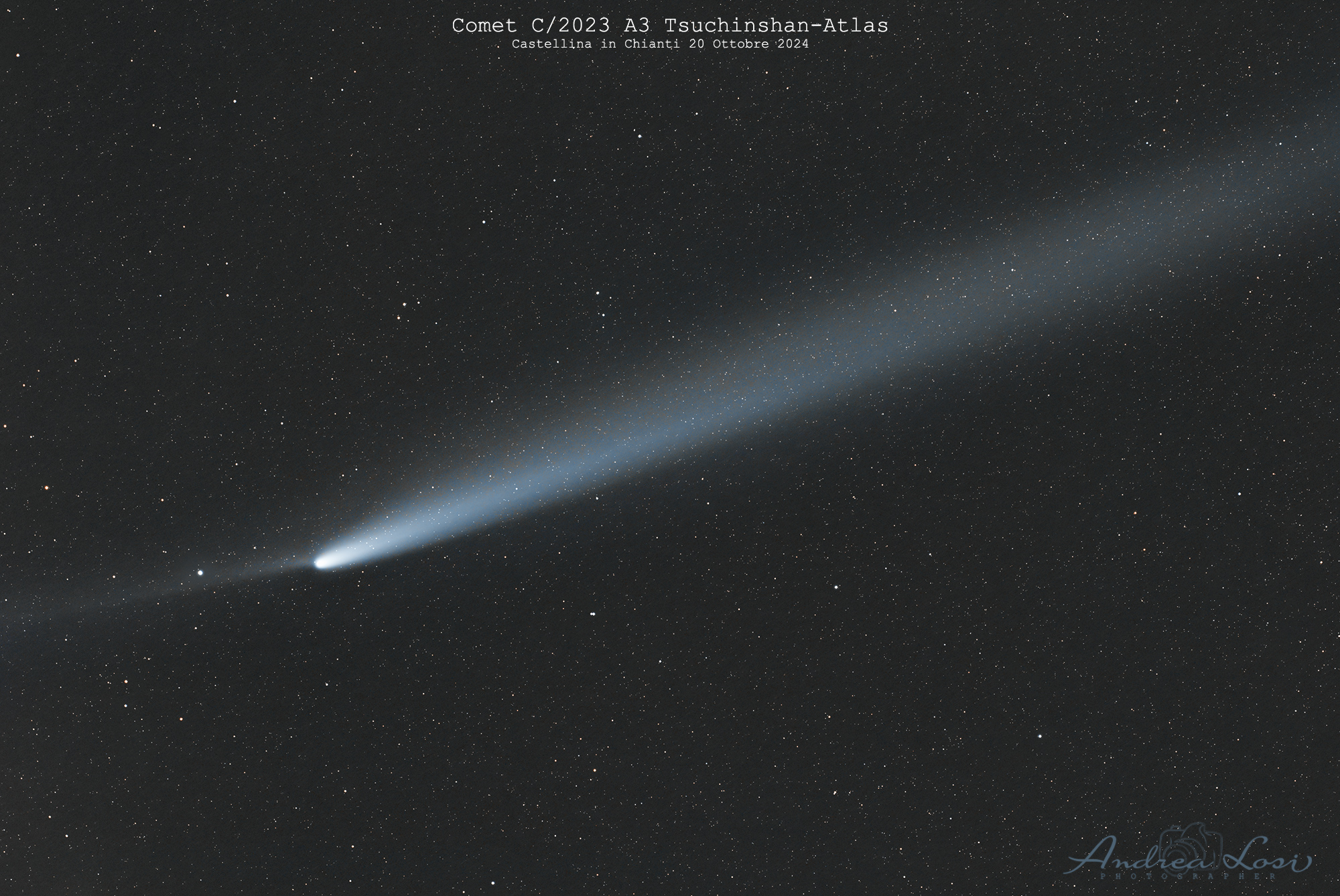 Comet c/2023 A3 Tsuchinshan-Atlas Somma dim