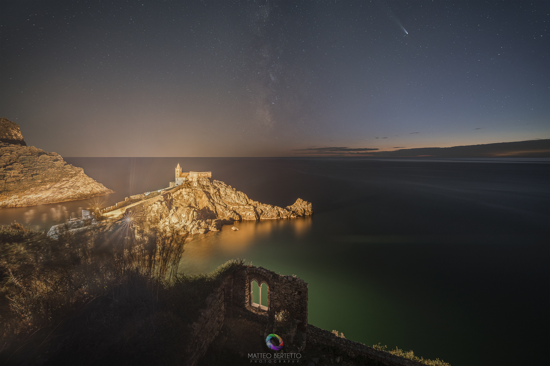 Porto Venere - Comet C/2023 A3 Tsuchinshan-ATLAS