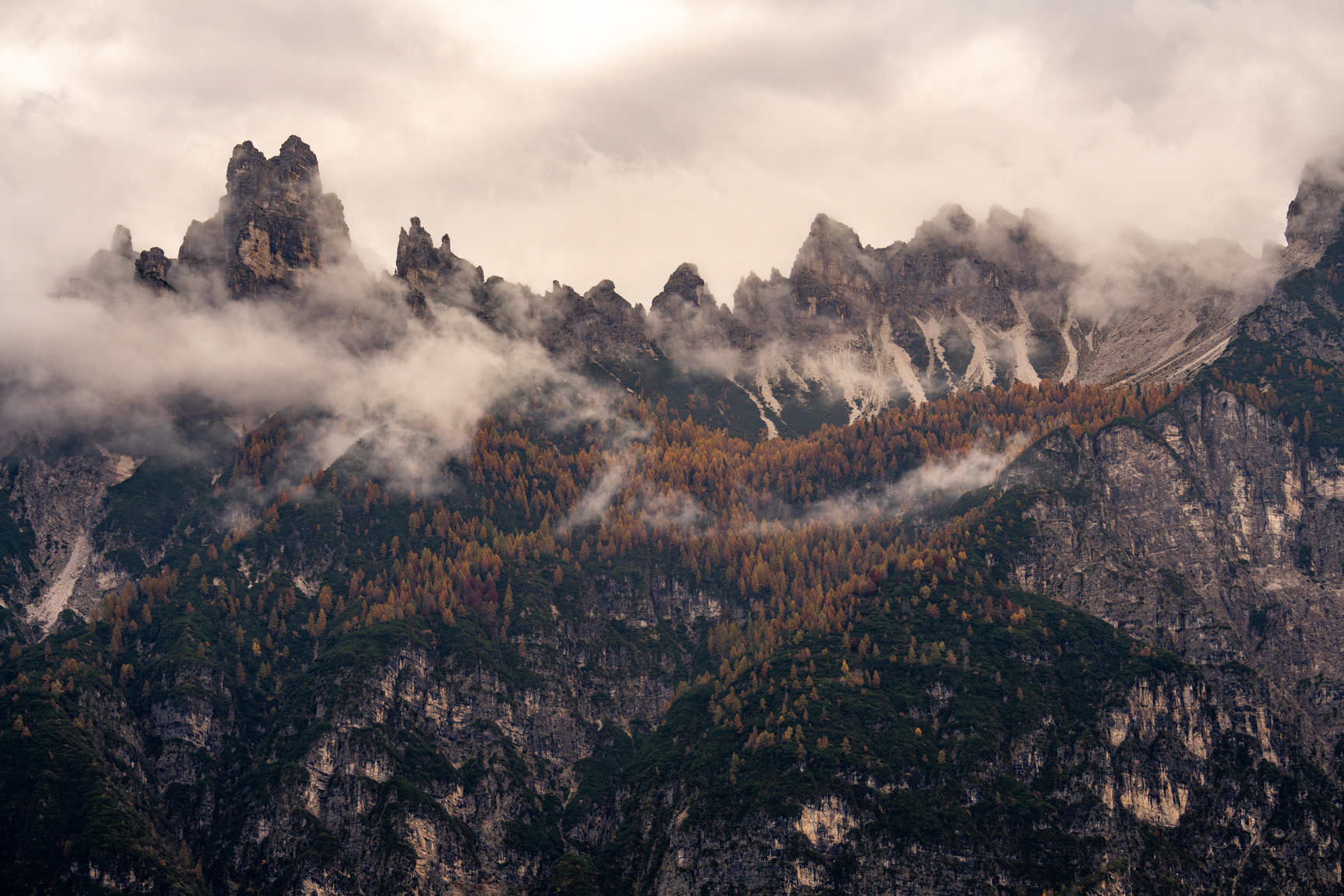 cime in autunno