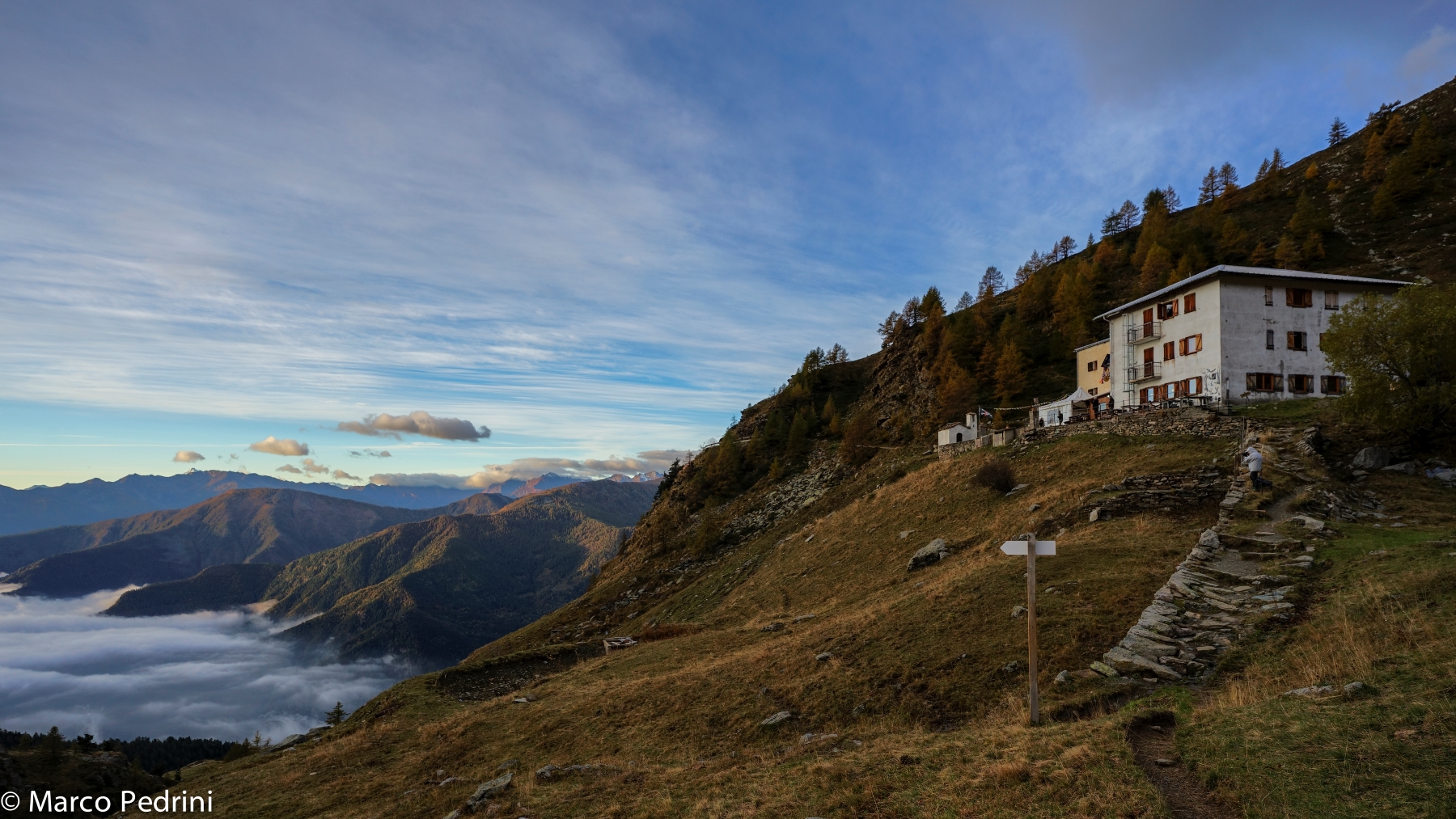 mattina la Rifugio Selleries