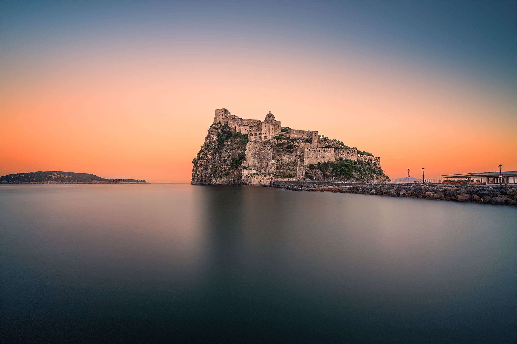 Un lungo tramonto a Sana Angelo Ischia