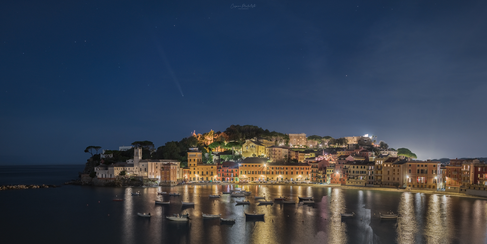Cometa su Sestri Levante