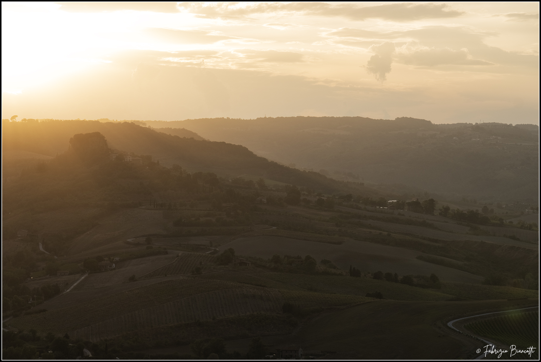 Last rays of sunshine