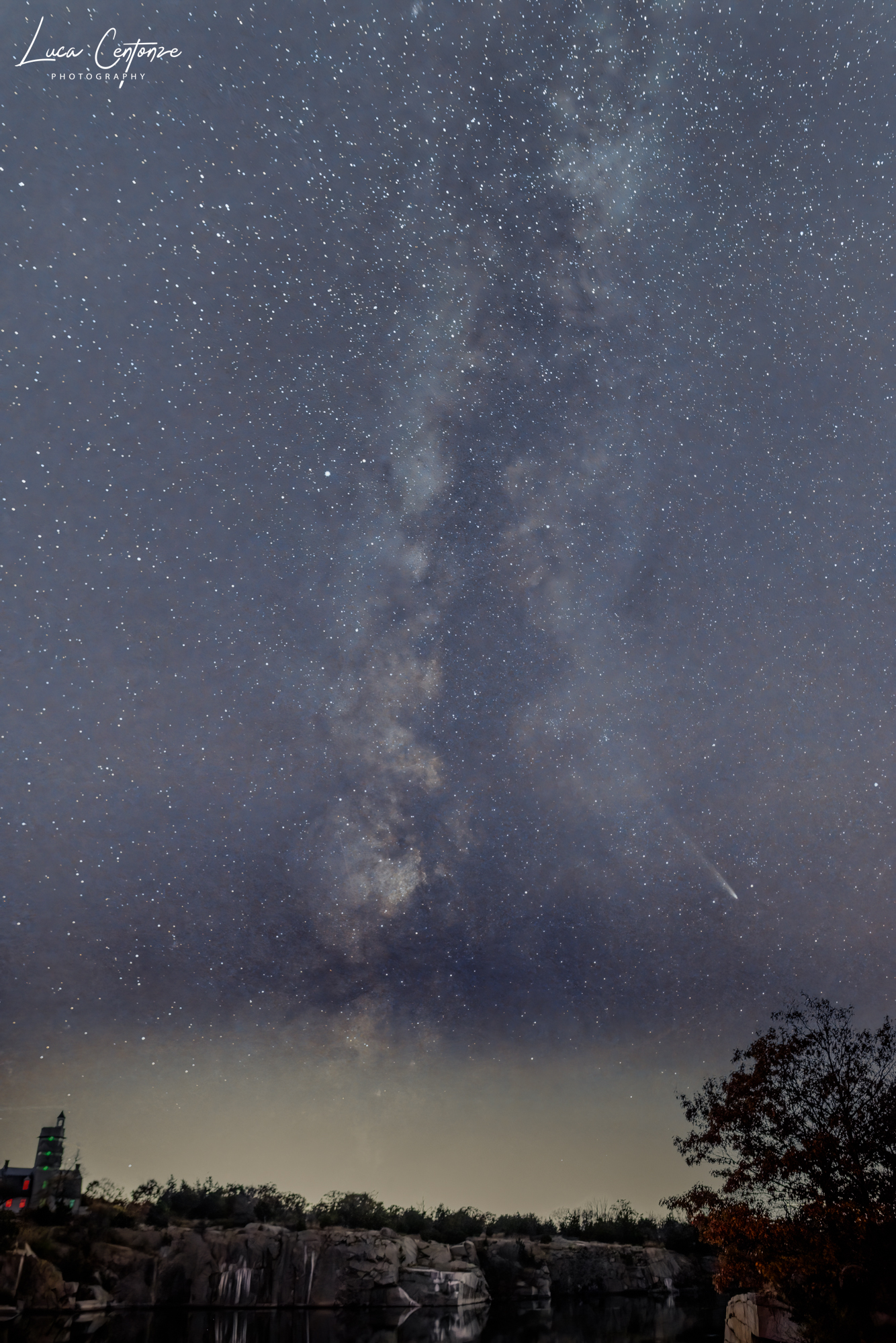 Via Lattea e Cometa c/2023 A3 (Tsuchinshan-ATLAS)
