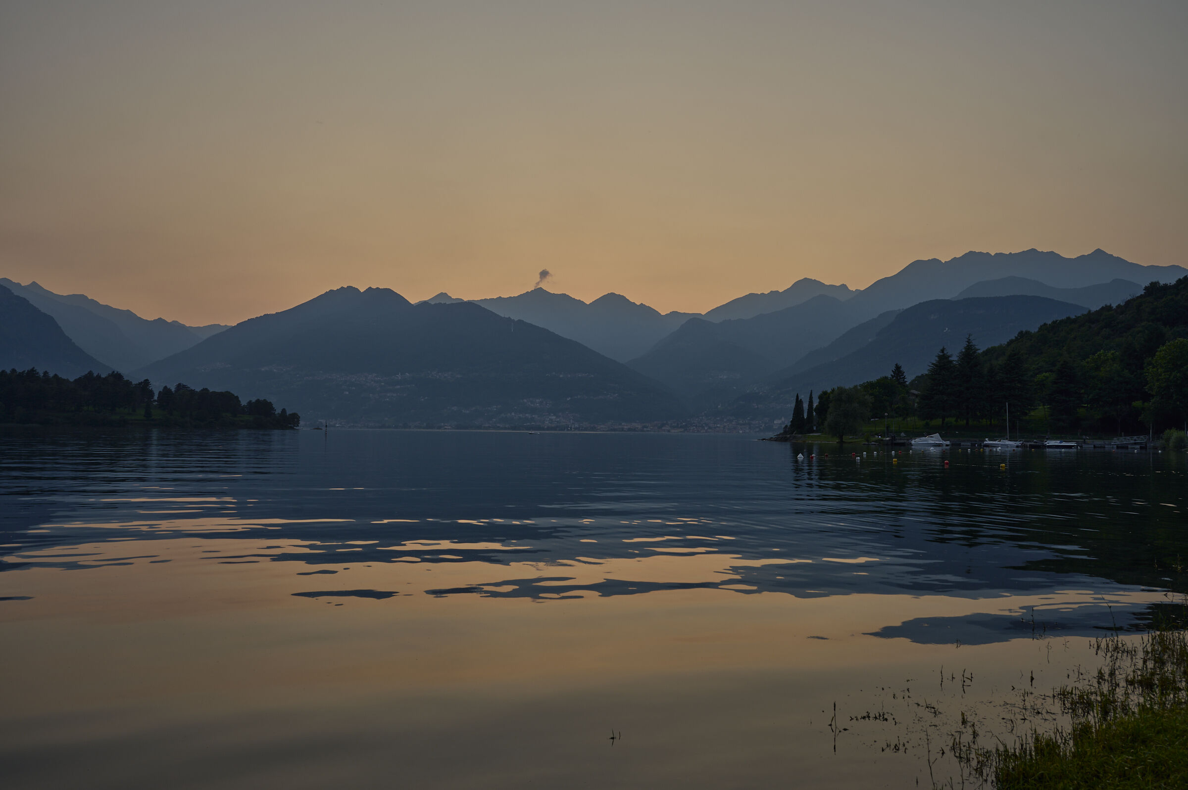 Lago di Como, baia di Piona (lc)