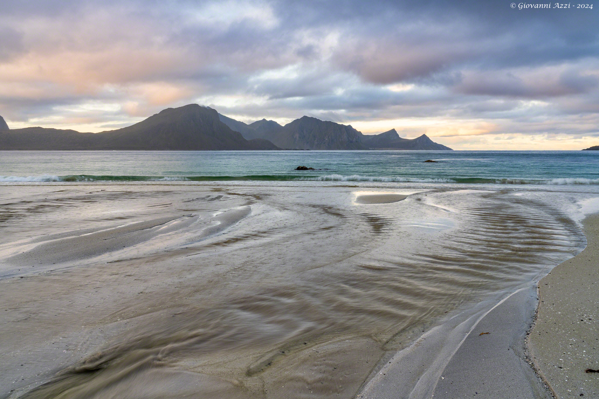 Sunrise at Haukland Beach