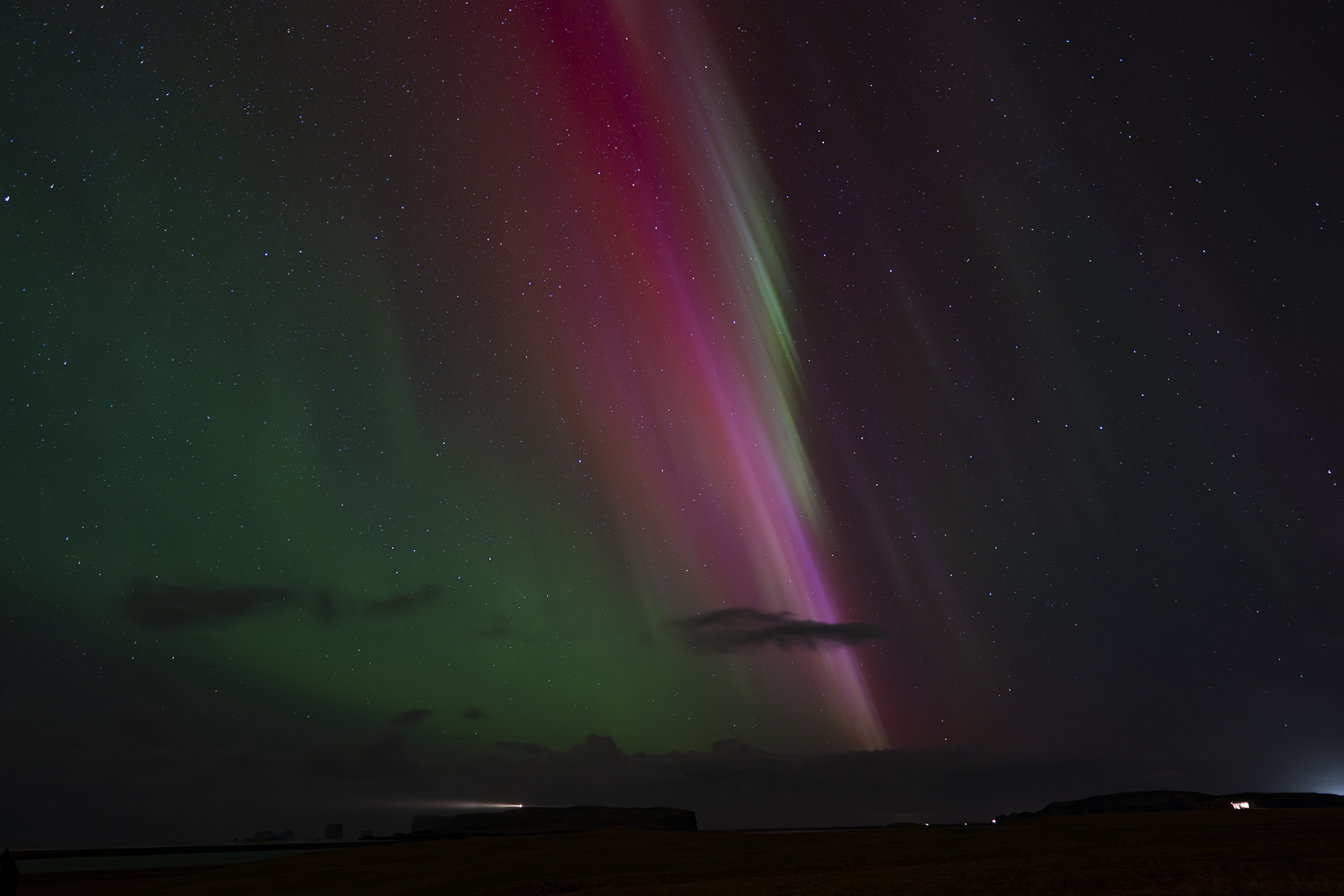 Aurora e cometa