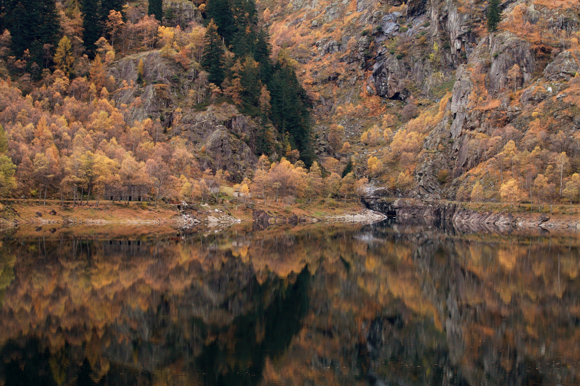 Autunno al lago di Antrona