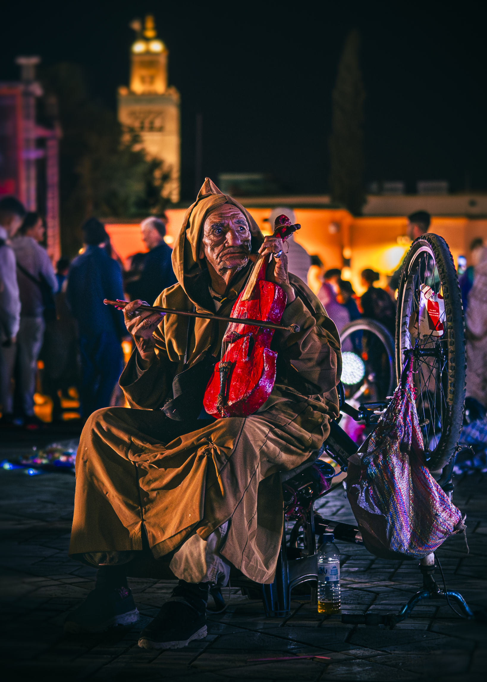 Violino rosso a Marrakech