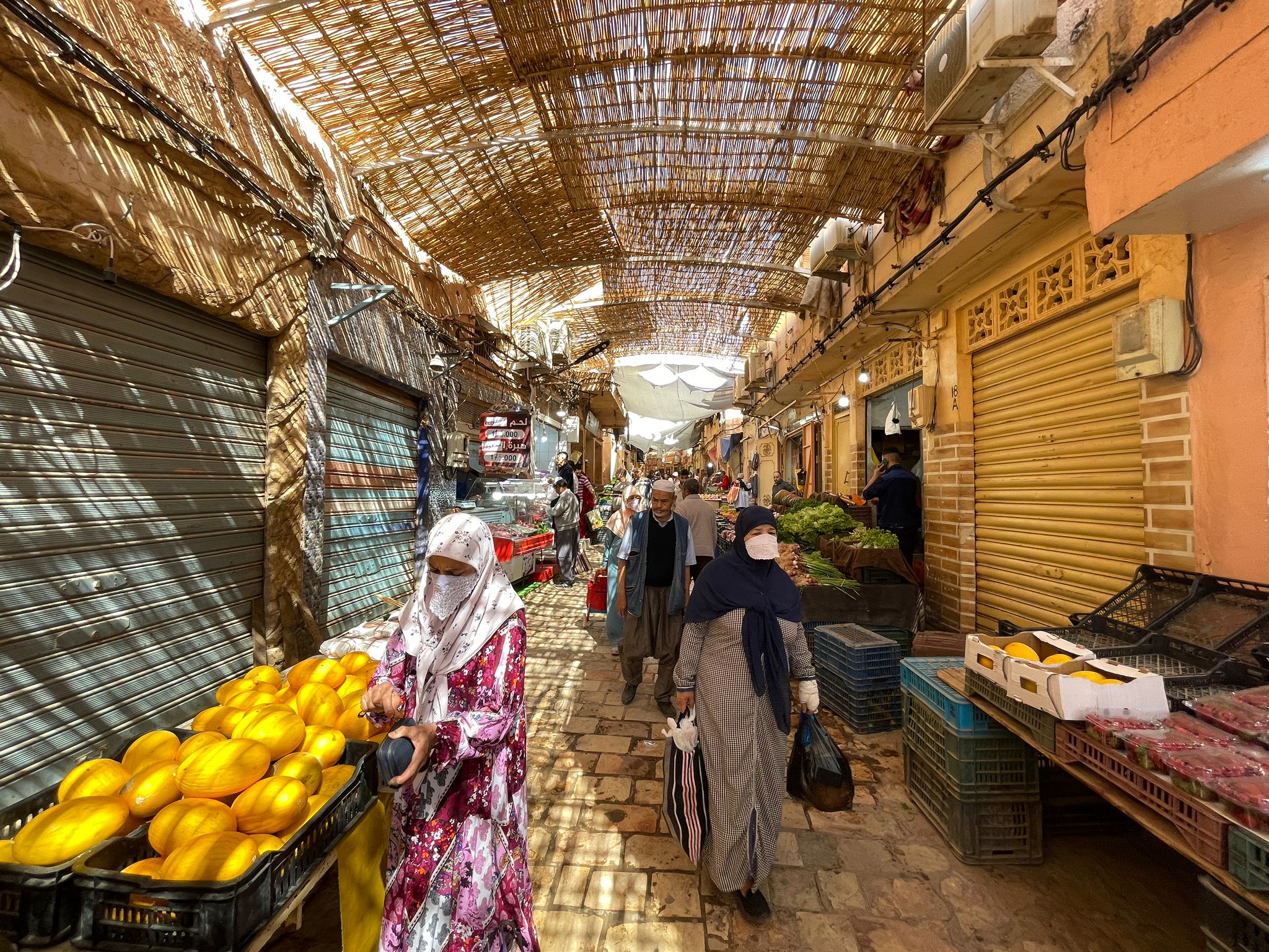 At the market in Ghardaia an Algeria