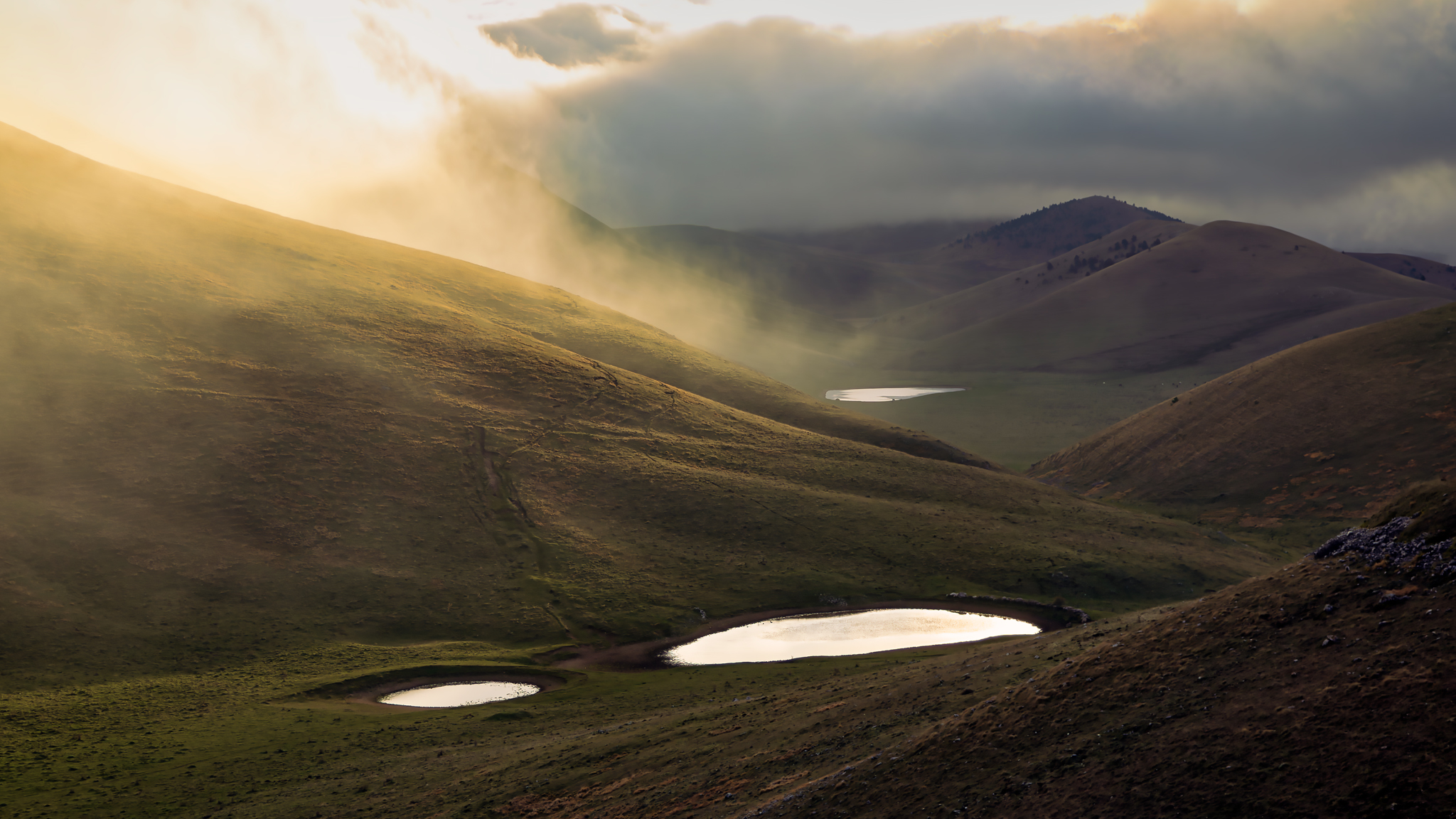 Tre laghi a Campo Imperatore