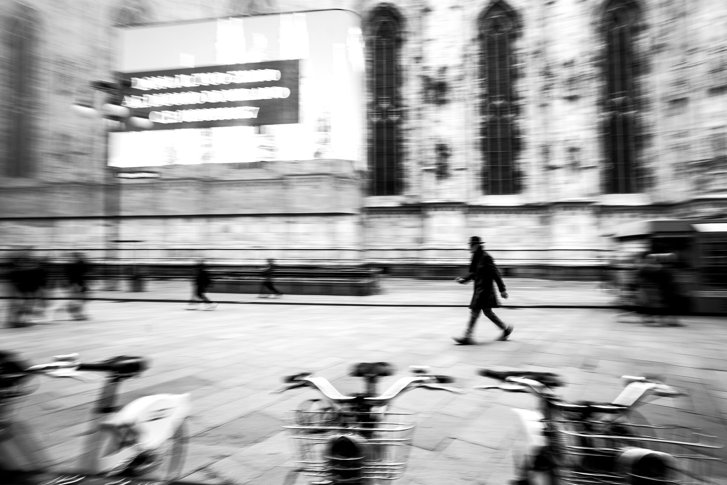 A cold morning in Milan