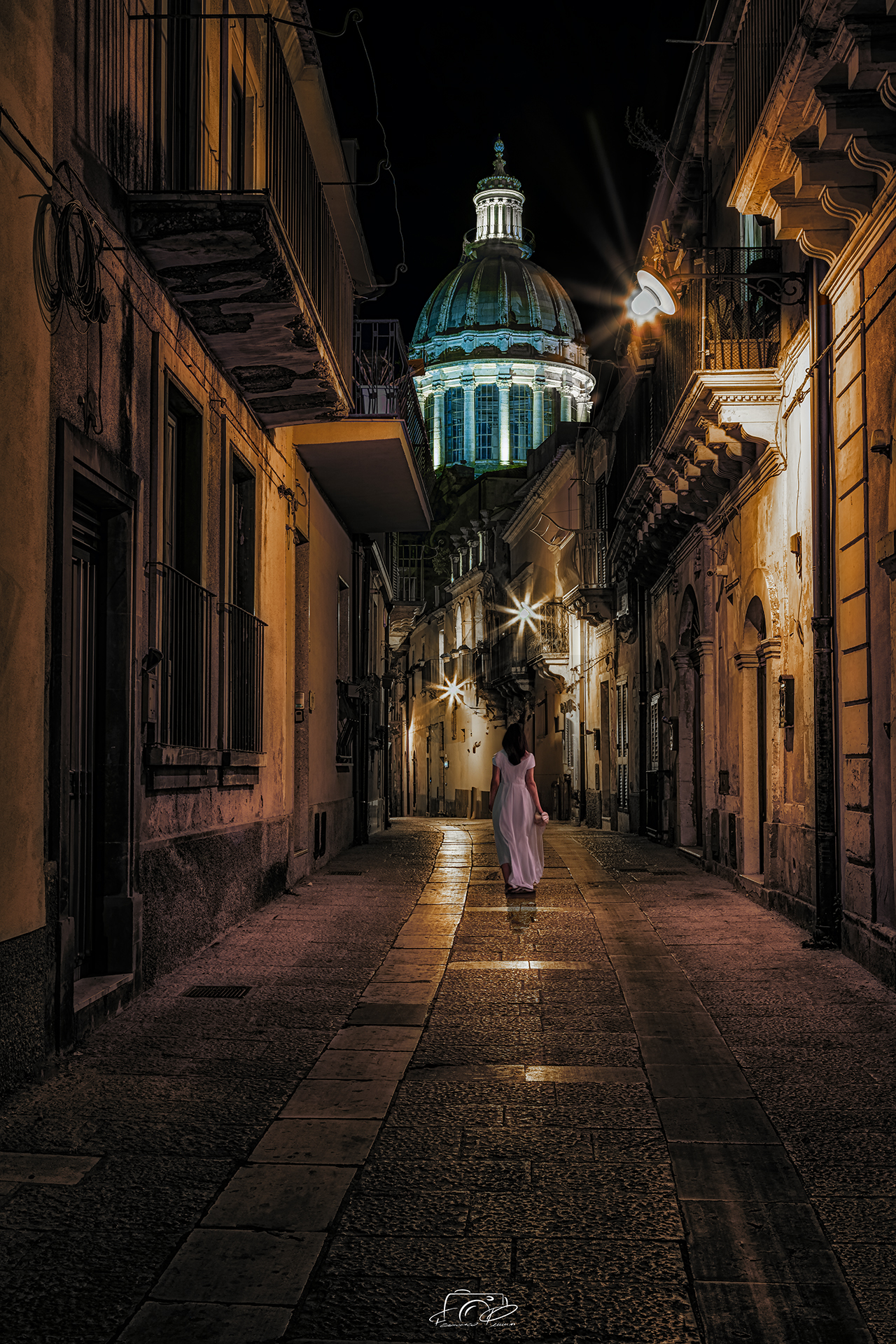 The Cathedral of San Giorgio under her eyes