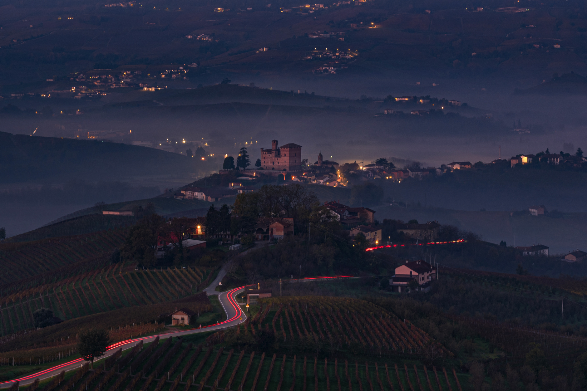 alba a Grinzane Cavour